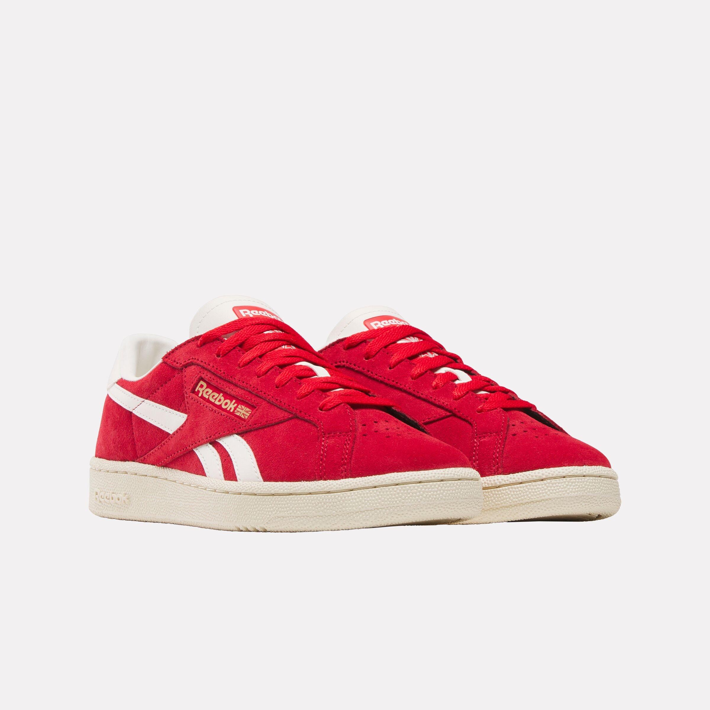 Reebok Club C Grounds UK "Red/White" Unisex Shoe - RED/WHITE Thumbnail View 2