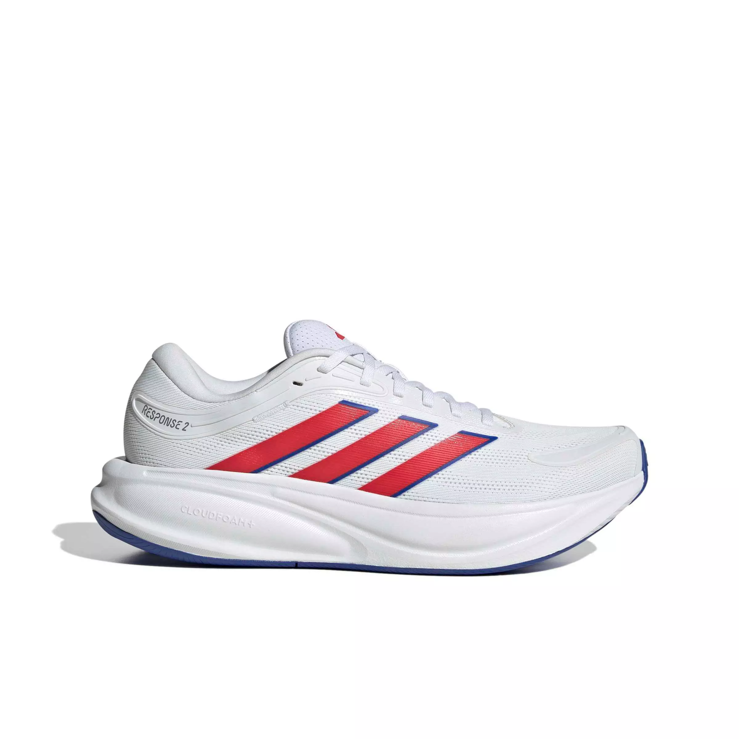 adidas Response 2 "Ftwr White/Pure Ruby/Core Black" Men's Running Shoe - WHITE/RUBY/BLACK