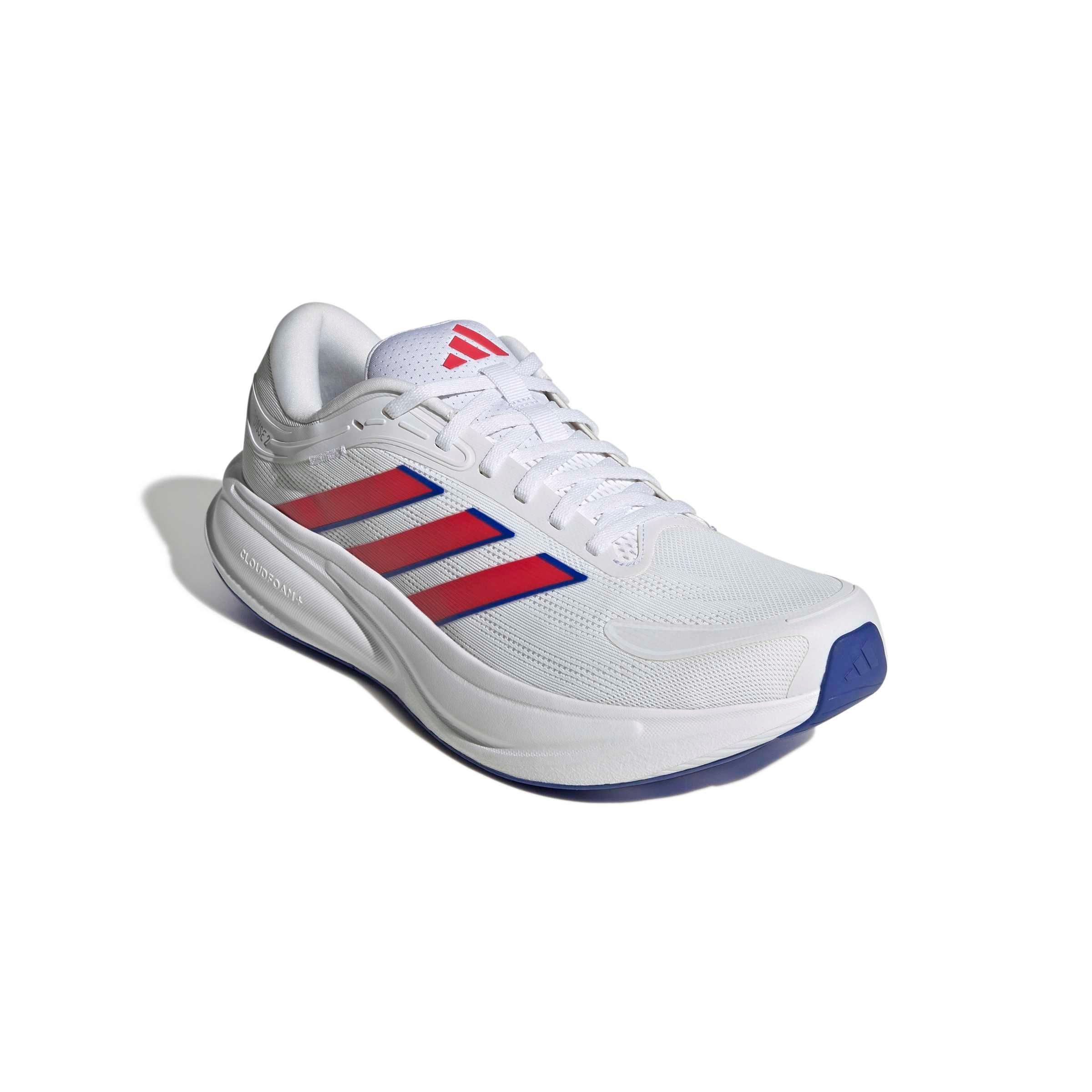adidas Response 2 "Ftwr White/Pure Ruby/Core Black" Men's Running Shoe - WHITE/RUBY/BLACK Thumbnail View 3