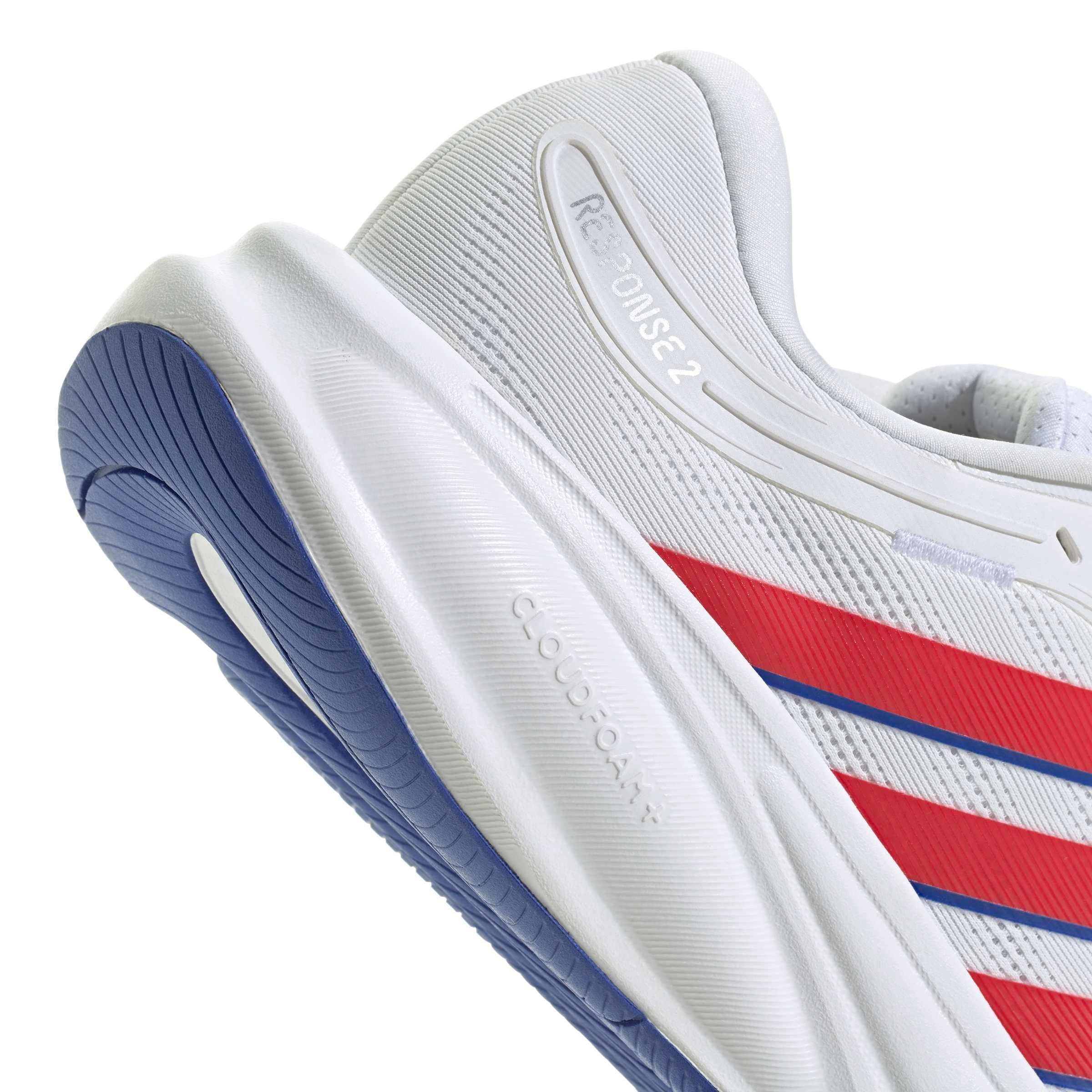 adidas Response 2 "Ftwr White/Pure Ruby/Core Black" Men's Running Shoe - WHITE/RUBY/BLACK Thumbnail View 8