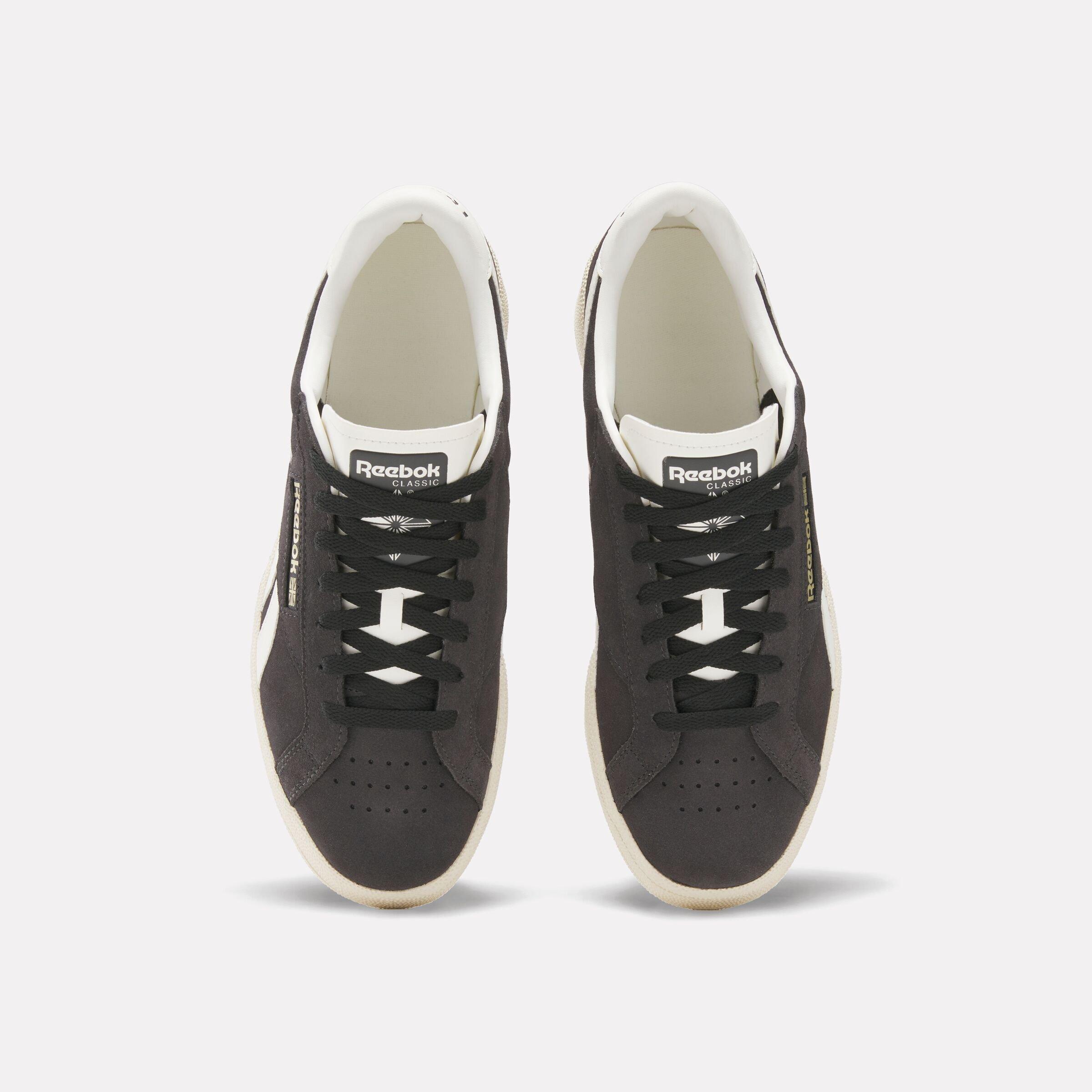 Reebok Club C Grounds UK "Black/White" Unisex Shoe - BLACK/WHITE Thumbnail View 4