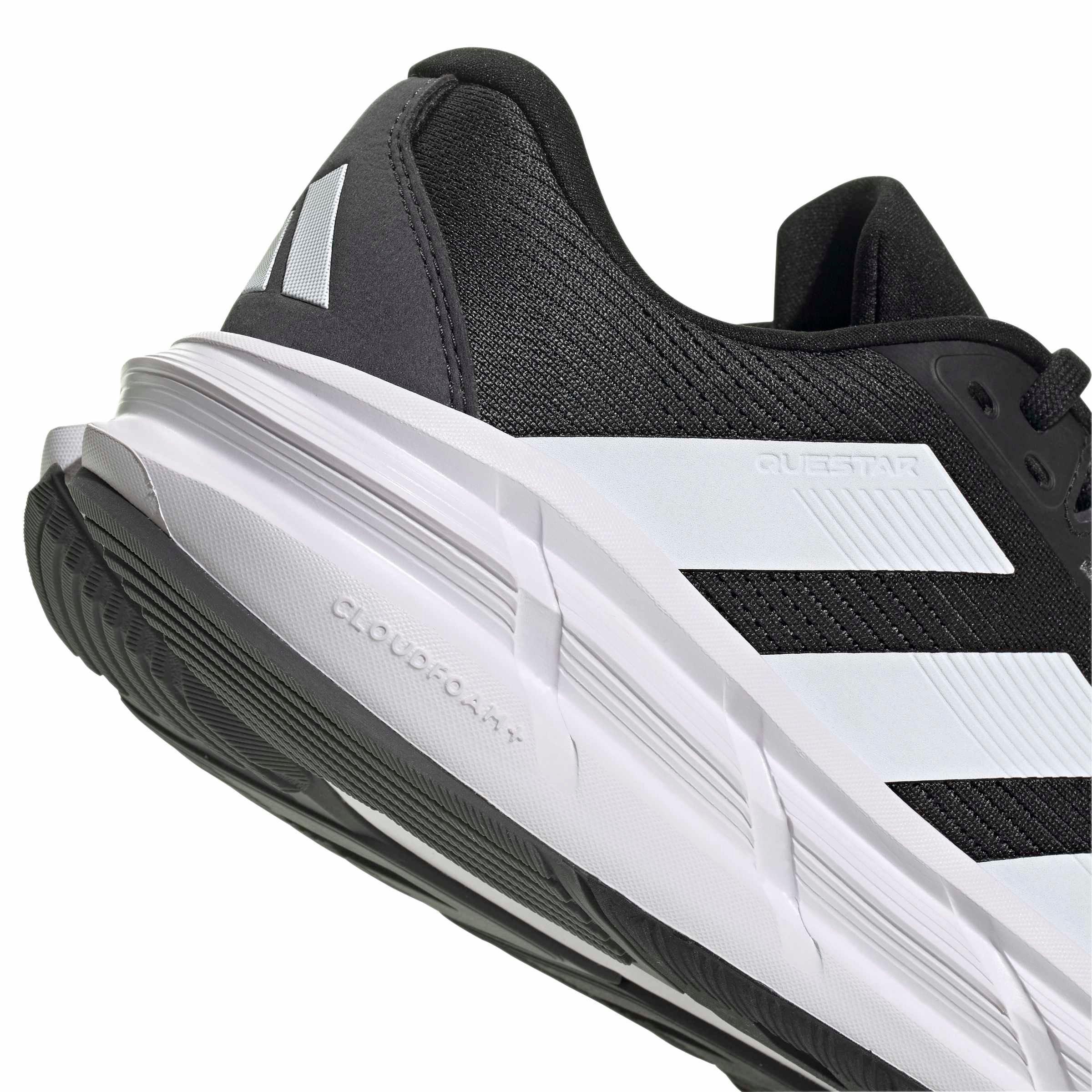 adidas Questar 3 "Core Black/Ftwr White/Carbon" Men's Running Shoe - BLACK/WHITE/CARBON Thumbnail View 8