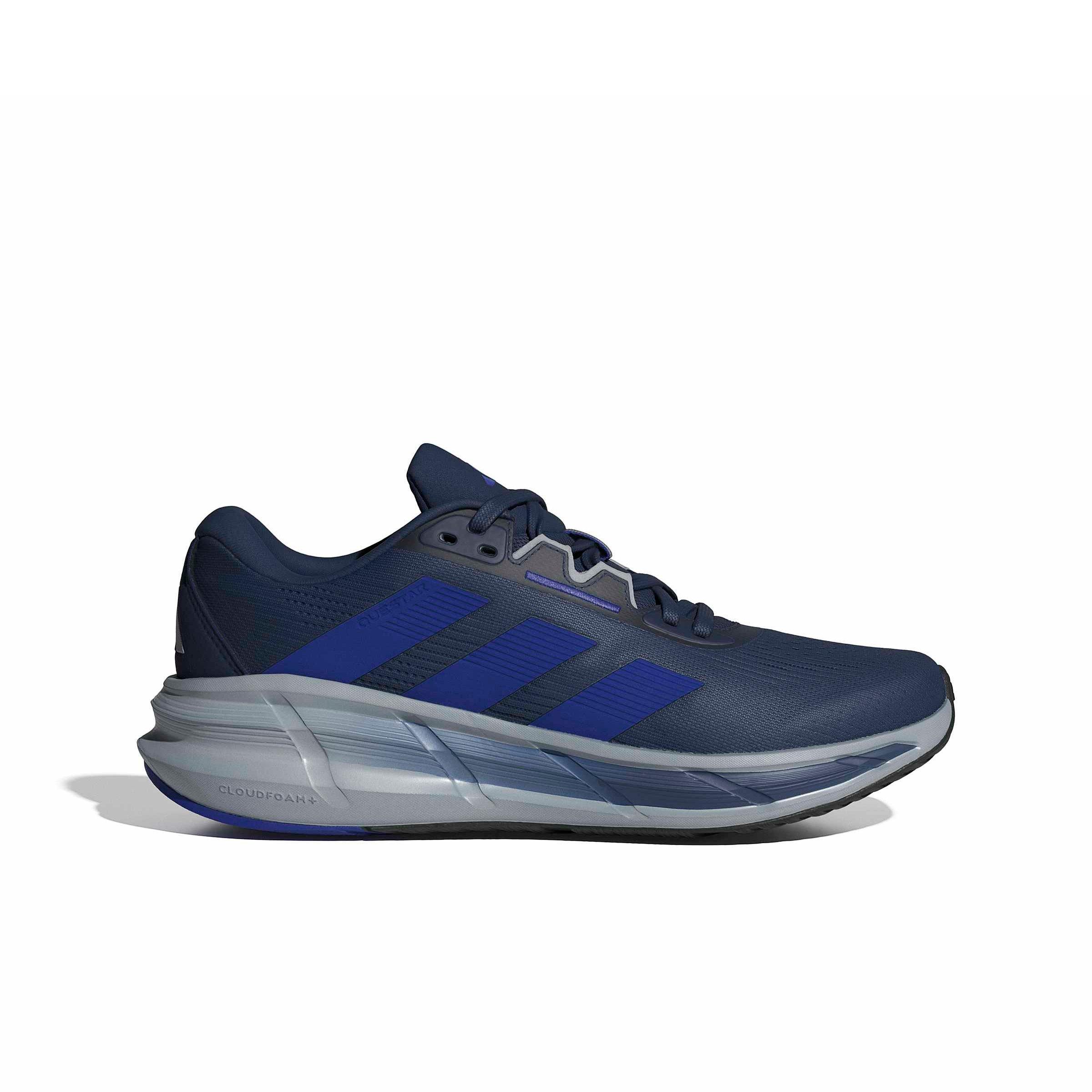 adidas Questar 3 "Tech Indigo/Lucid Blue/Halo Silver" Men's Running Shoe - INDIGO/BLUE/SILVER Thumbnail View 1