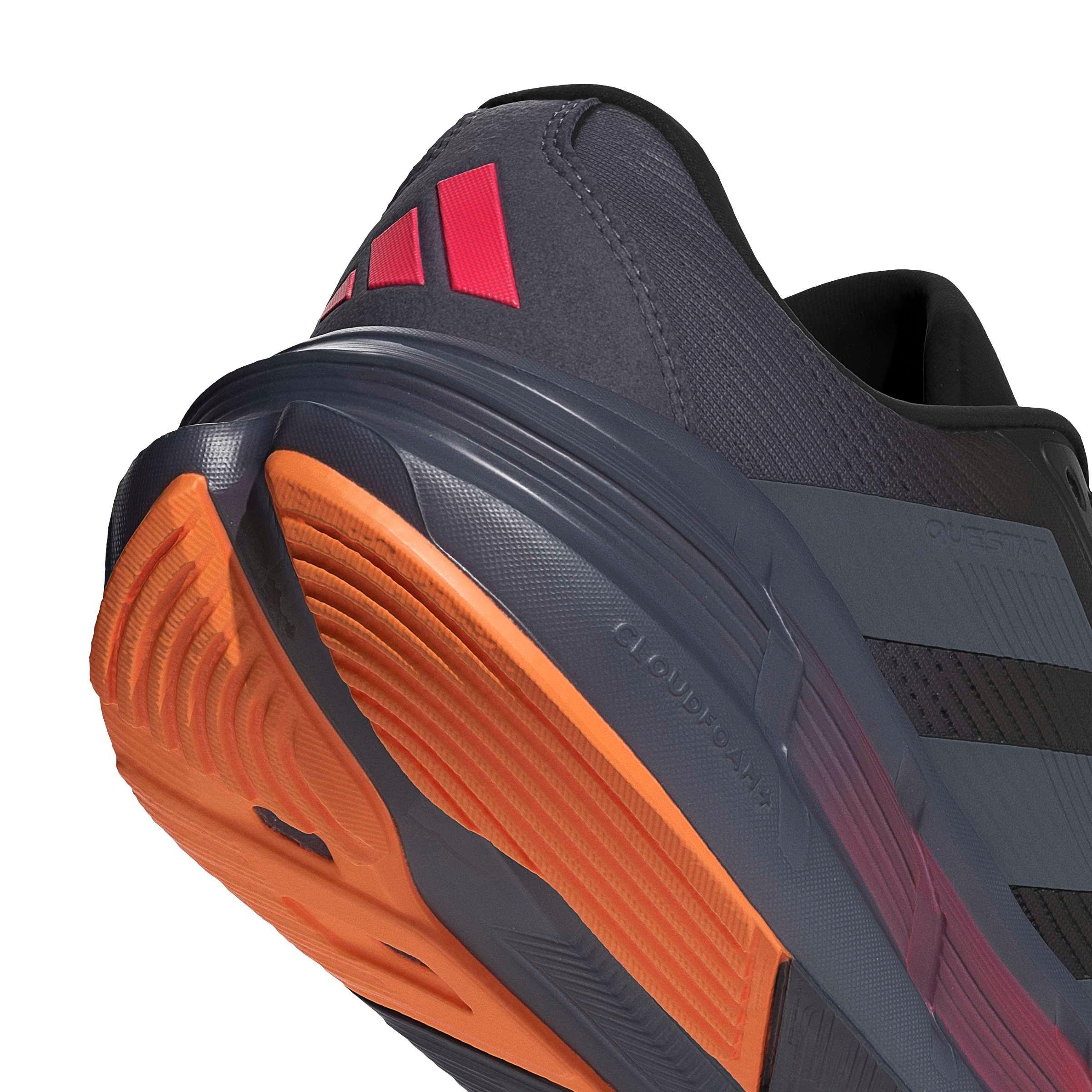 adidas Questar 3 "Core Black/Onix/Lucid Red" Men's Running Shoe - BLACK/ONIX/RED Thumbnail View 8