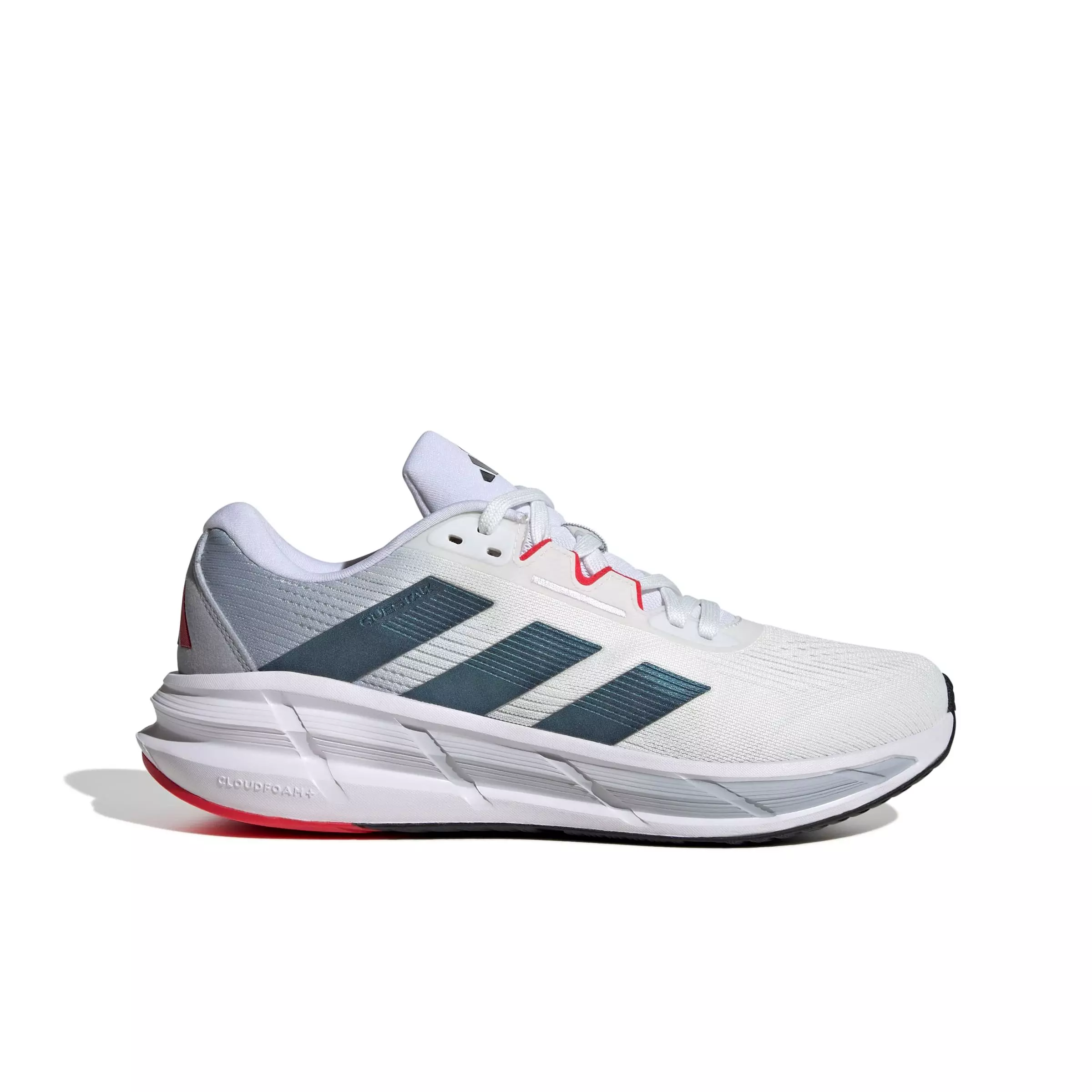 adidas Questar 3 "Ftwr White/Core Black/Pure Ruby" Men's Running Shoe - WHITE/BLACK/RUBY
