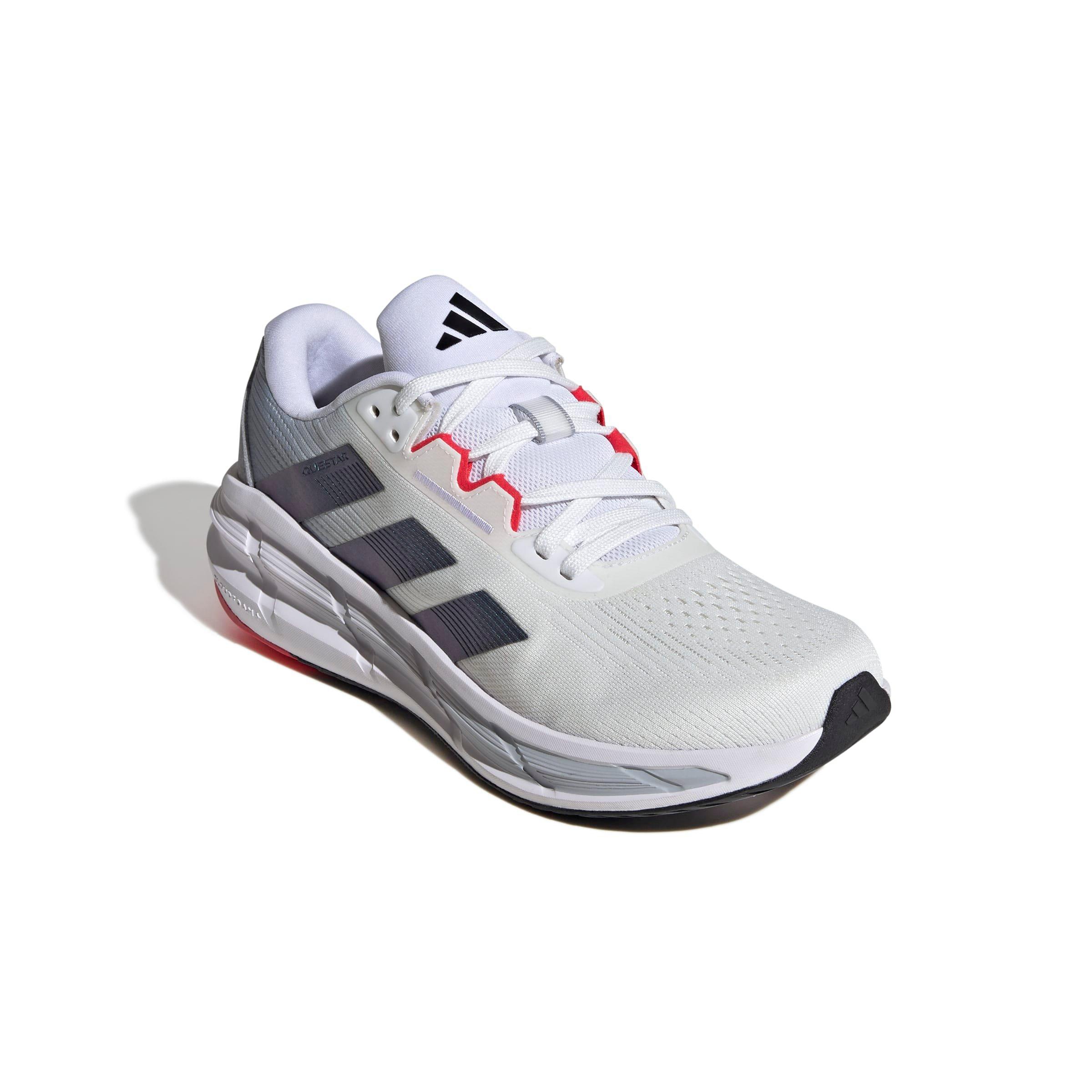 adidas Questar 3 "Ftwr White/Core Black/Pure Ruby" Men's Running Shoe - WHITE/BLACK/RUBY Thumbnail View 3