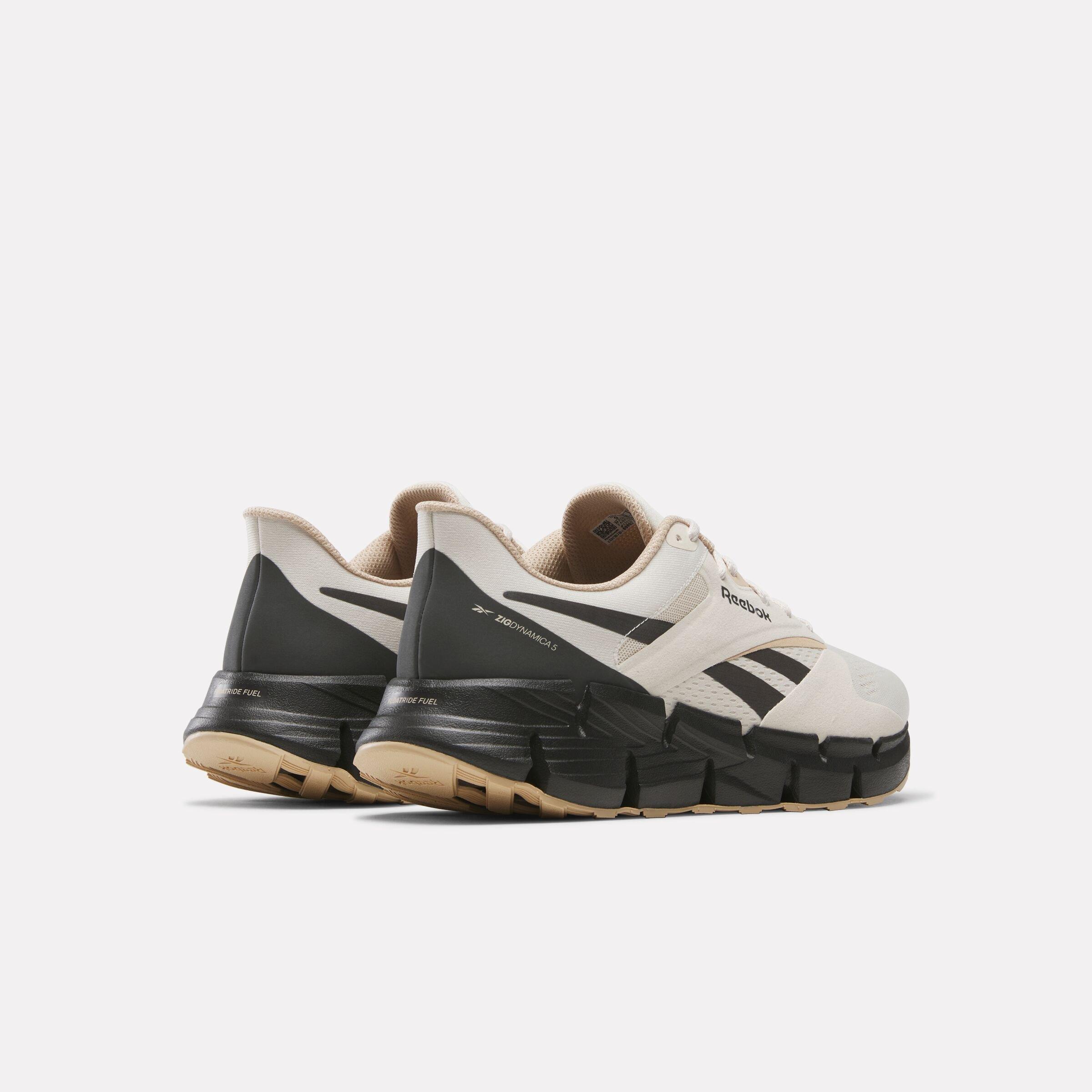 Reebok Zig Dynamica 5 "Sand/Black" Unisex Running Shoe - SAND/BLACK Thumbnail View 3