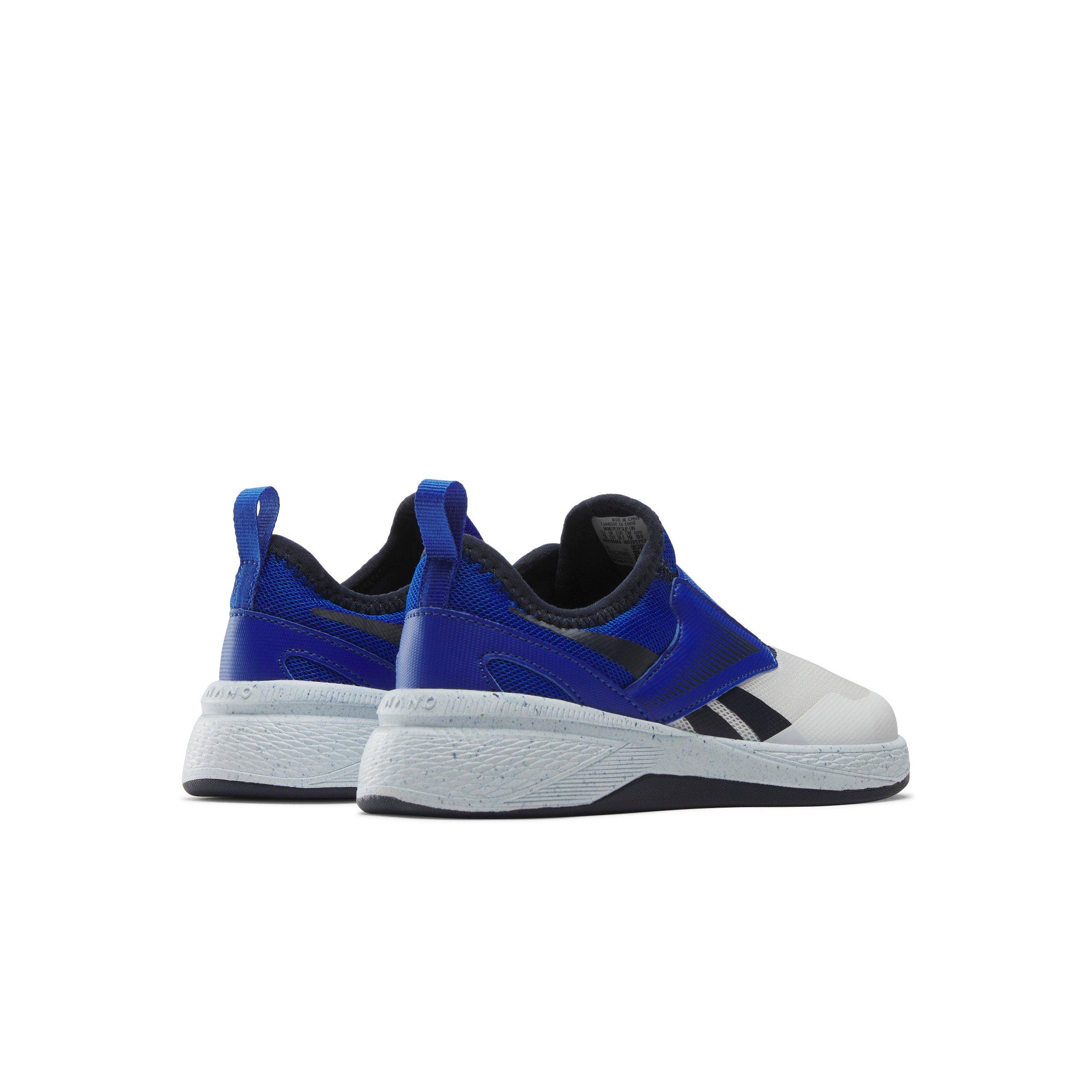 Reebok Nano Play Slip-On Preschool Boys' "Blue/Black/White" Shoe