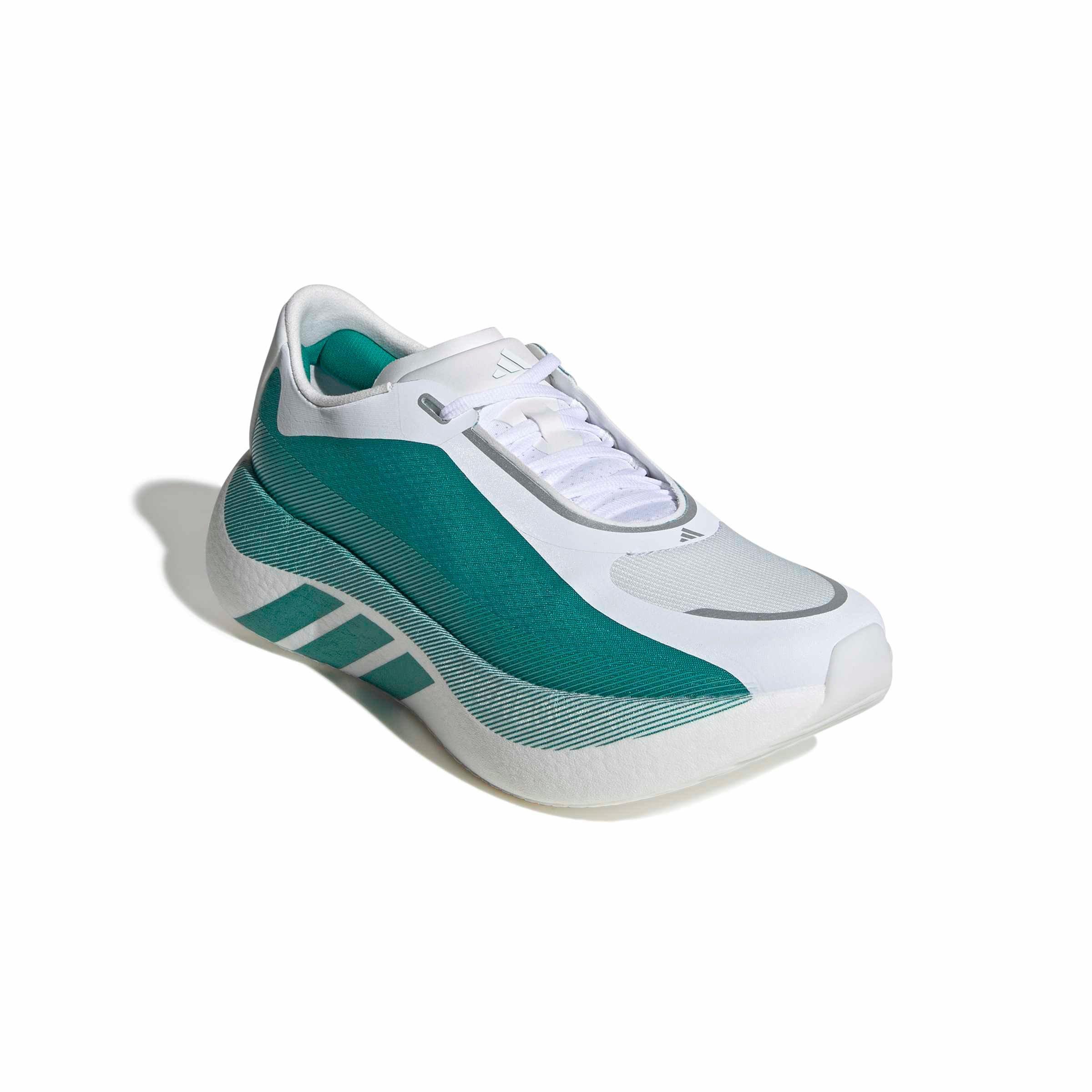 adidas Hyperboost Edge "Equipment Green" Men's Running Shoe - WHITE/GREEN/ZERO Thumbnail View 4