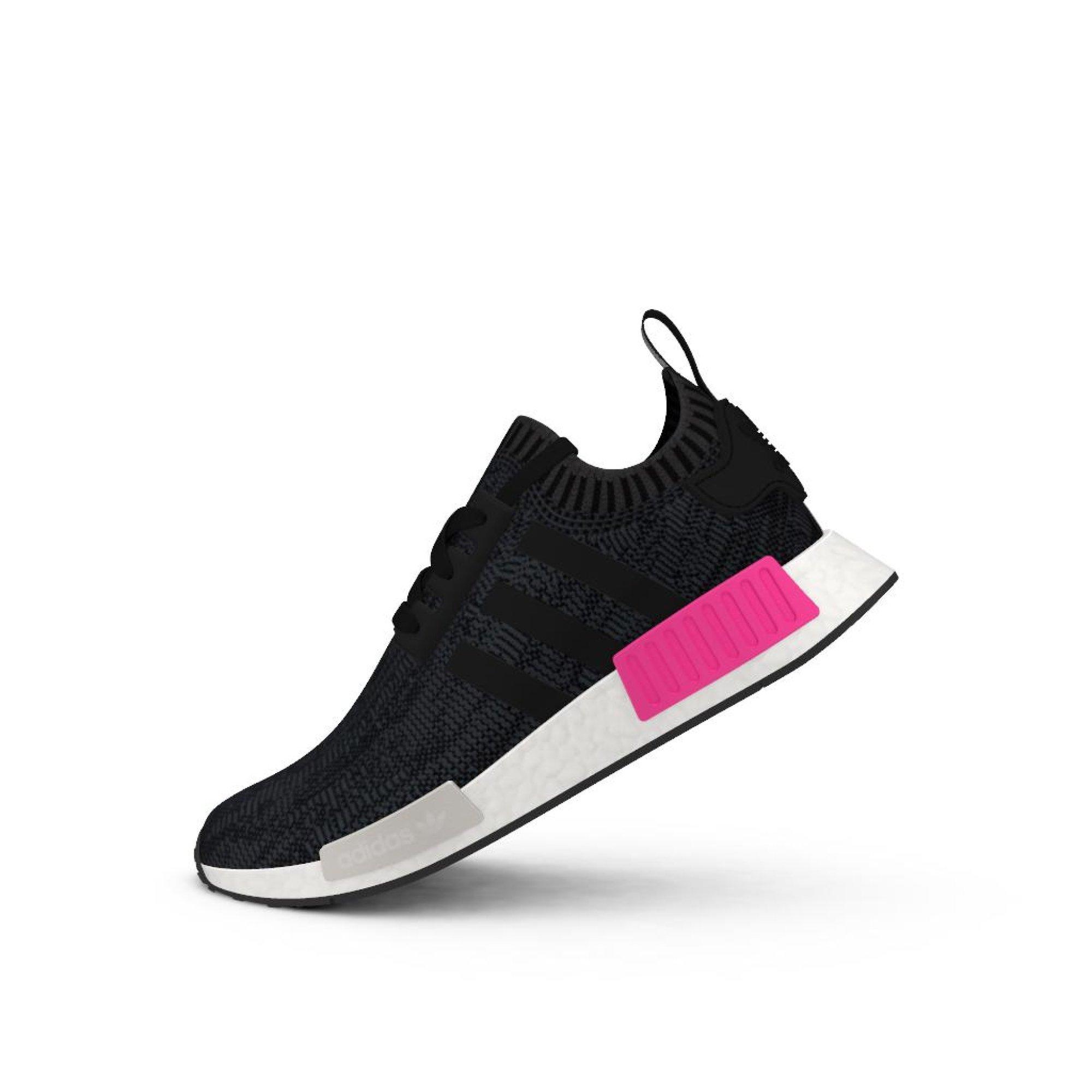 adidas nmd black and pink