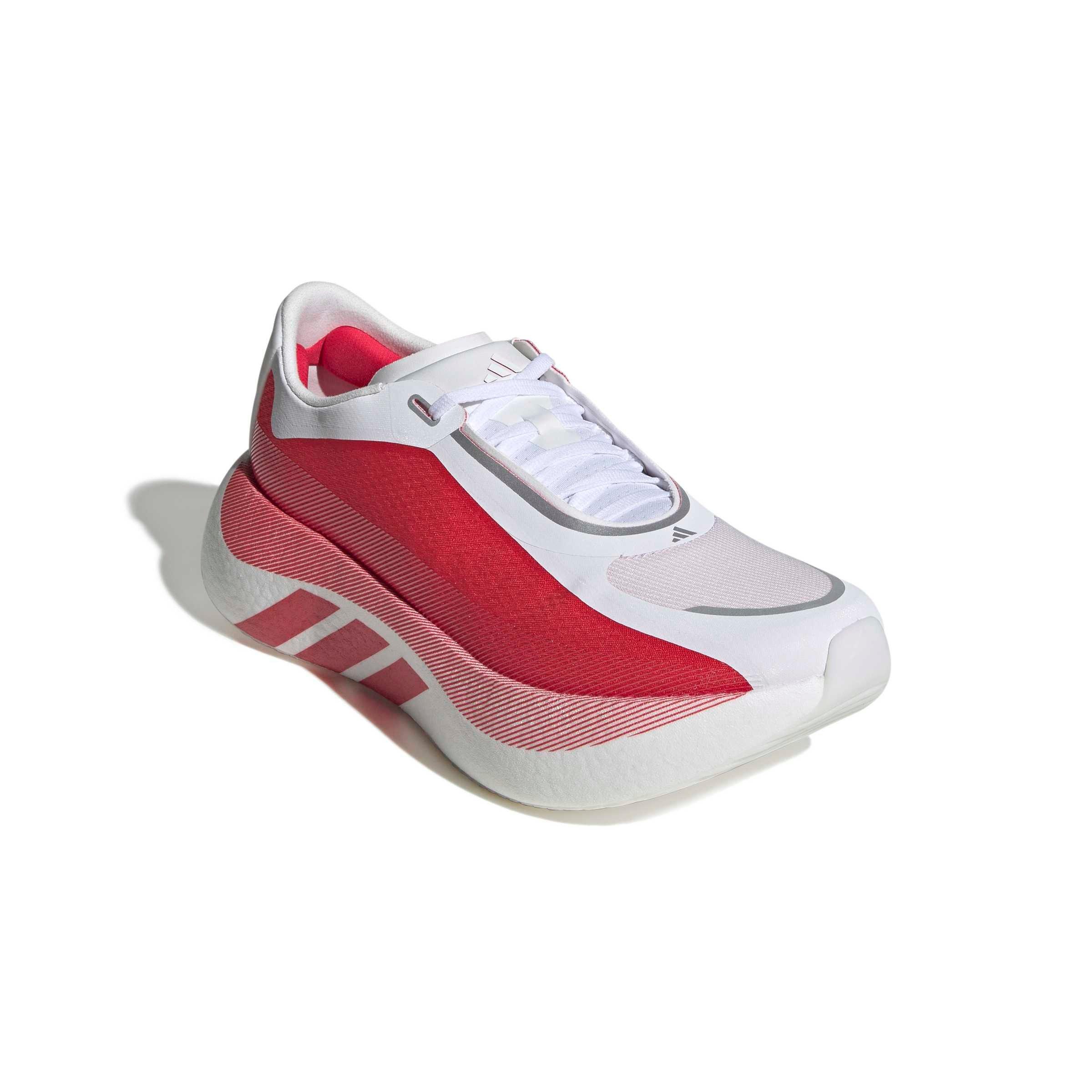 adidas Hyperboost Edge "Pure Ruby" Men's Running Shoe - WHITE/RUBY/ZERO Thumbnail View 4