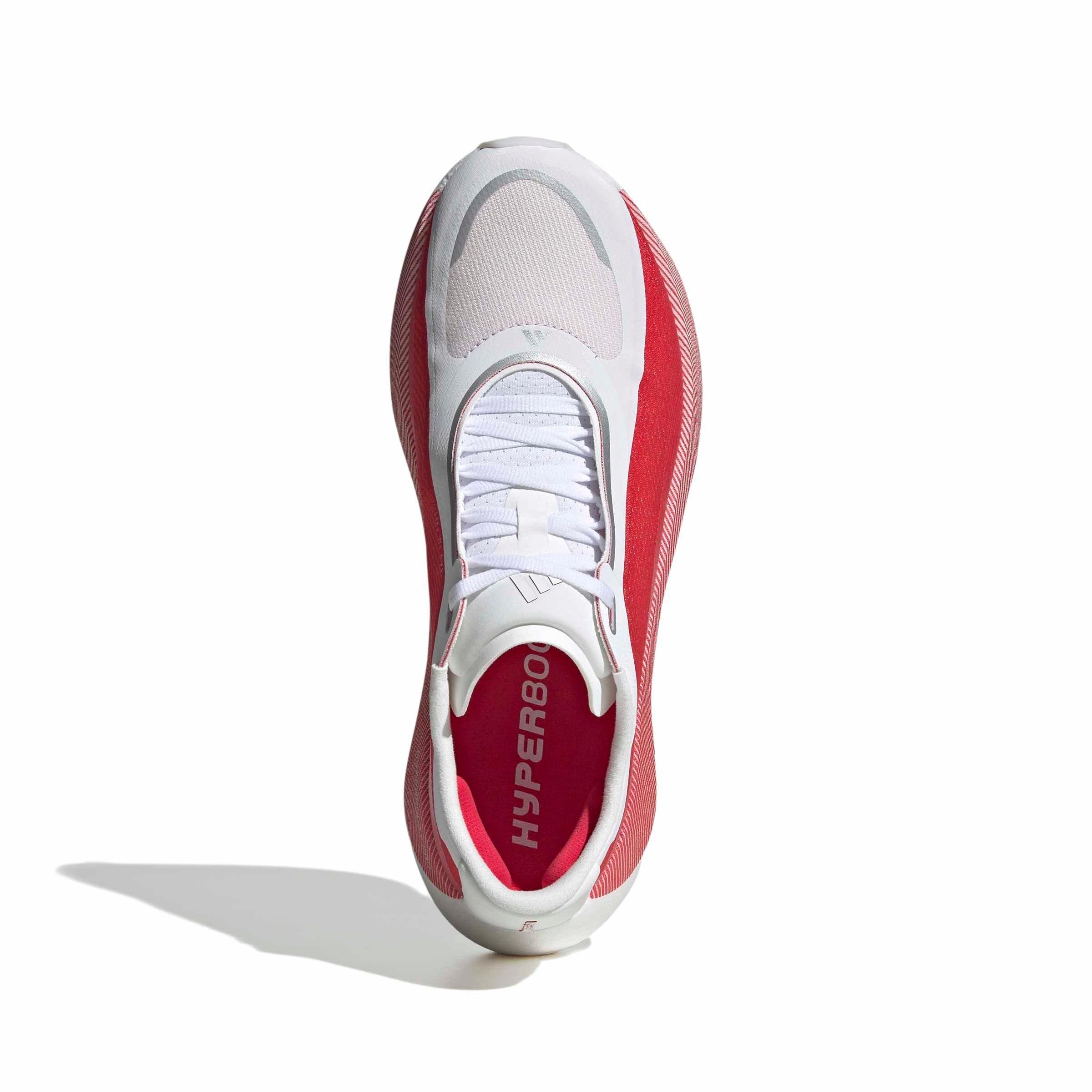 adidas Hyperboost Edge "Pure Ruby" Men's Running Shoe - WHITE/RUBY/ZERO Thumbnail View 6