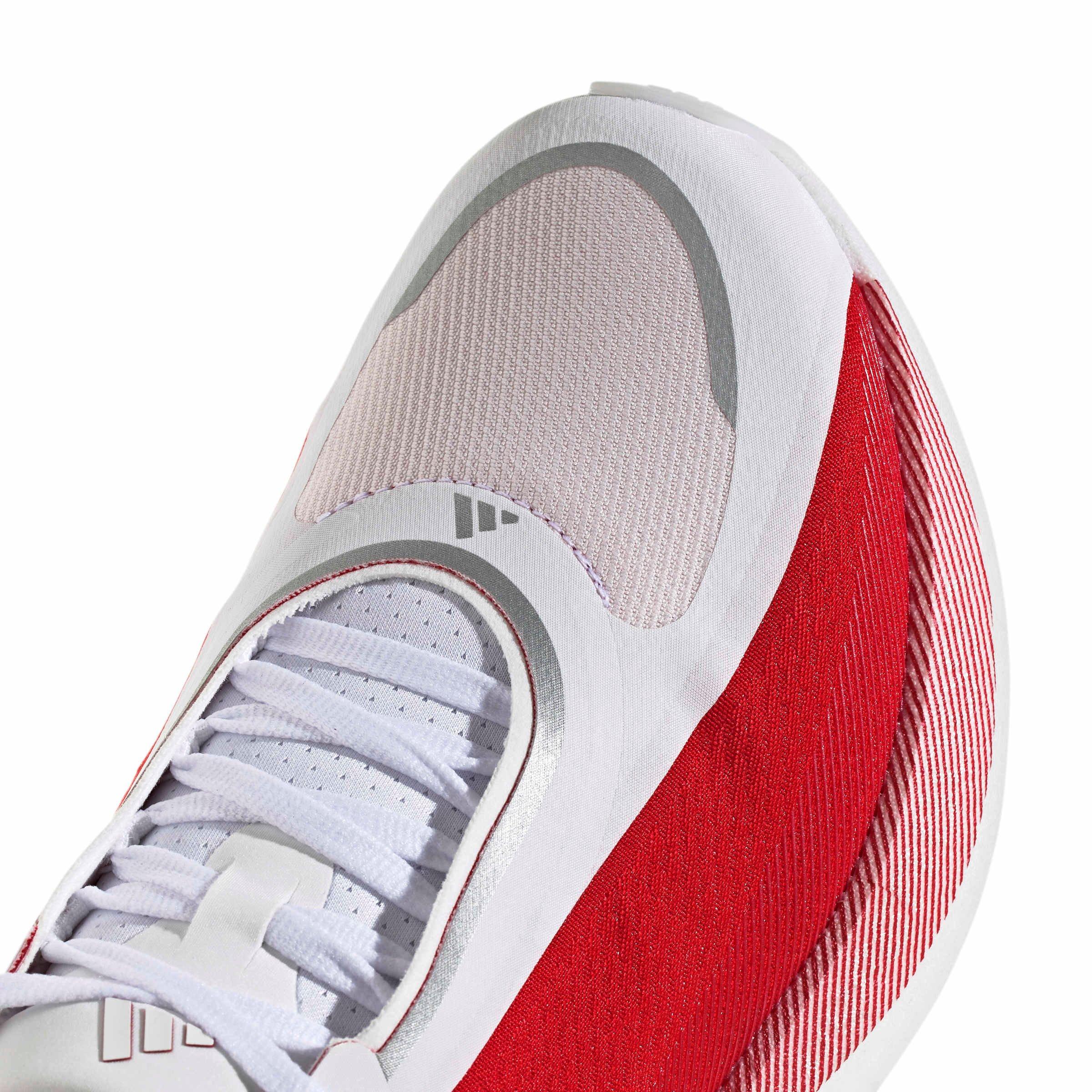 adidas Hyperboost Edge "Pure Ruby" Men's Running Shoe - WHITE/RUBY/ZERO Thumbnail View 8