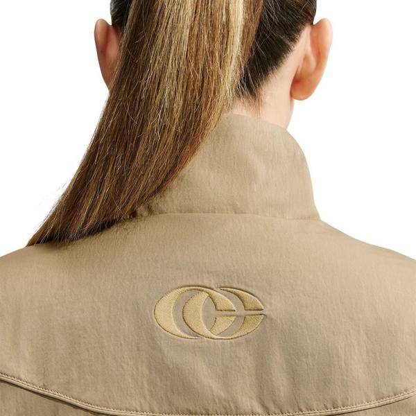 Nike Caitlin Standard Issue Dri-FIT Women's Game Woven Synthetic-Fill Basketball Jacket - BEIGE