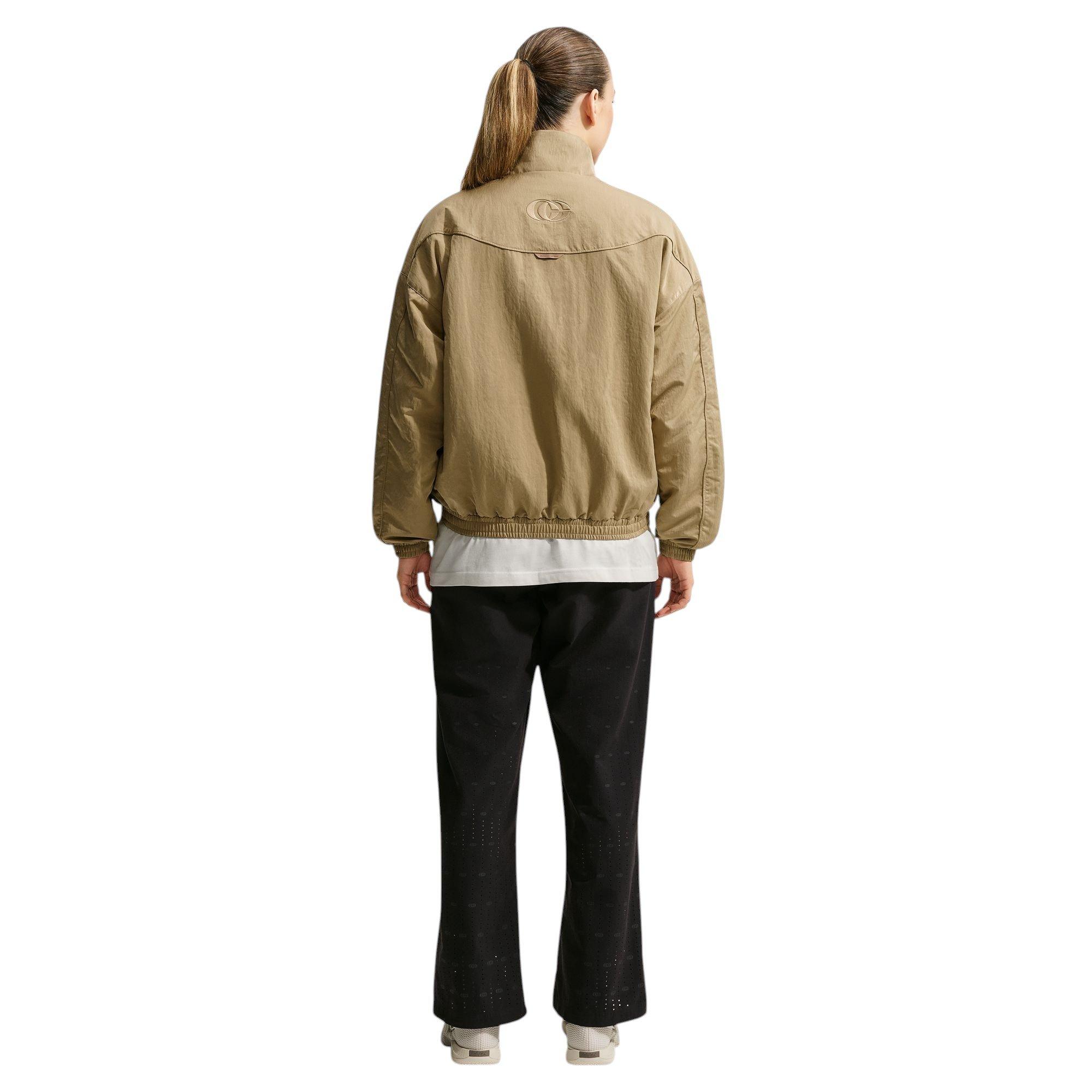Nike Caitlin Standard Issue Dri-FIT Women's Game Woven Synthetic-Fill Basketball Jacket - BEIGE