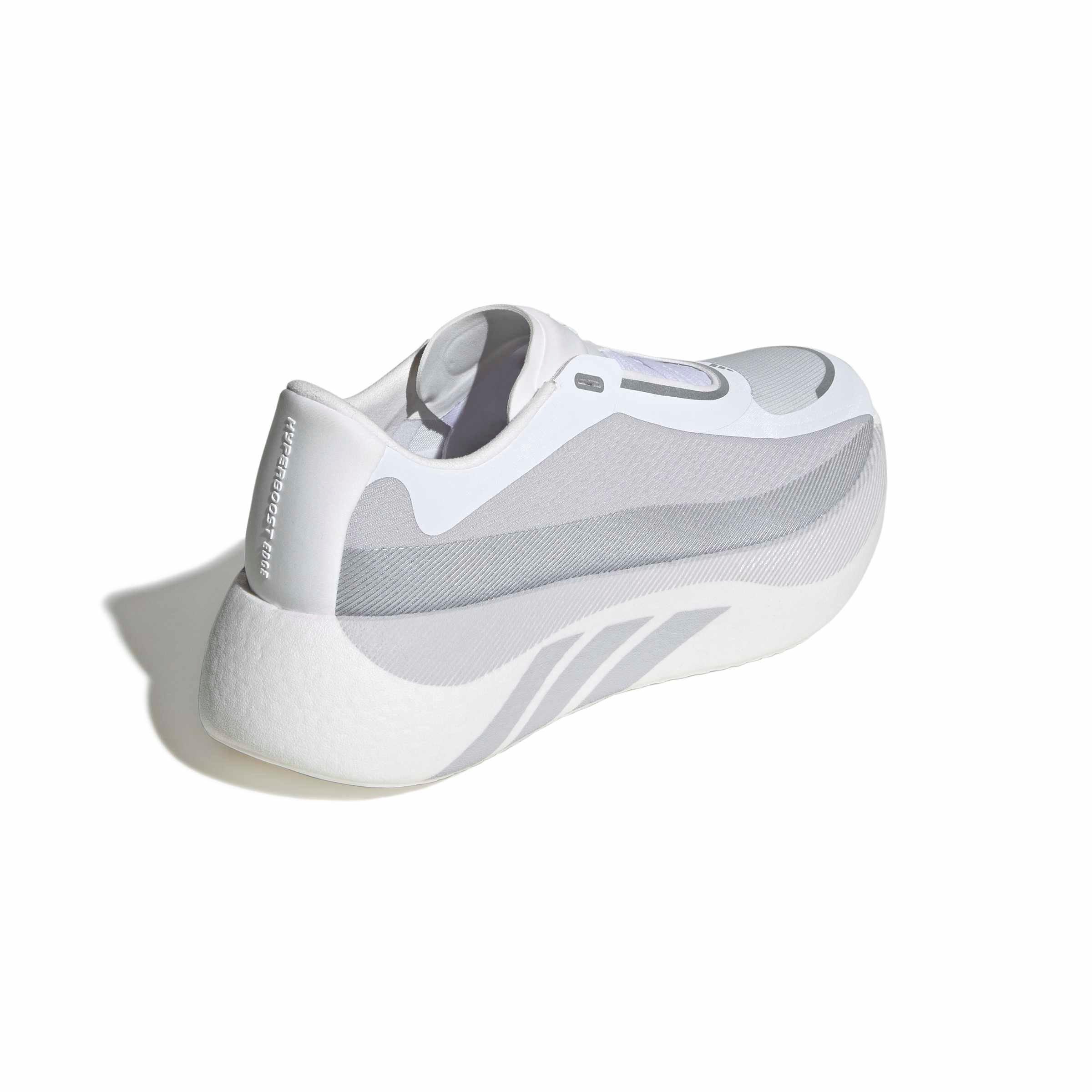 adidas Hyperboost Edge "White/Solid Grey" Men's Running Shoe - WHITE/GREY/SILVER Thumbnail View 5