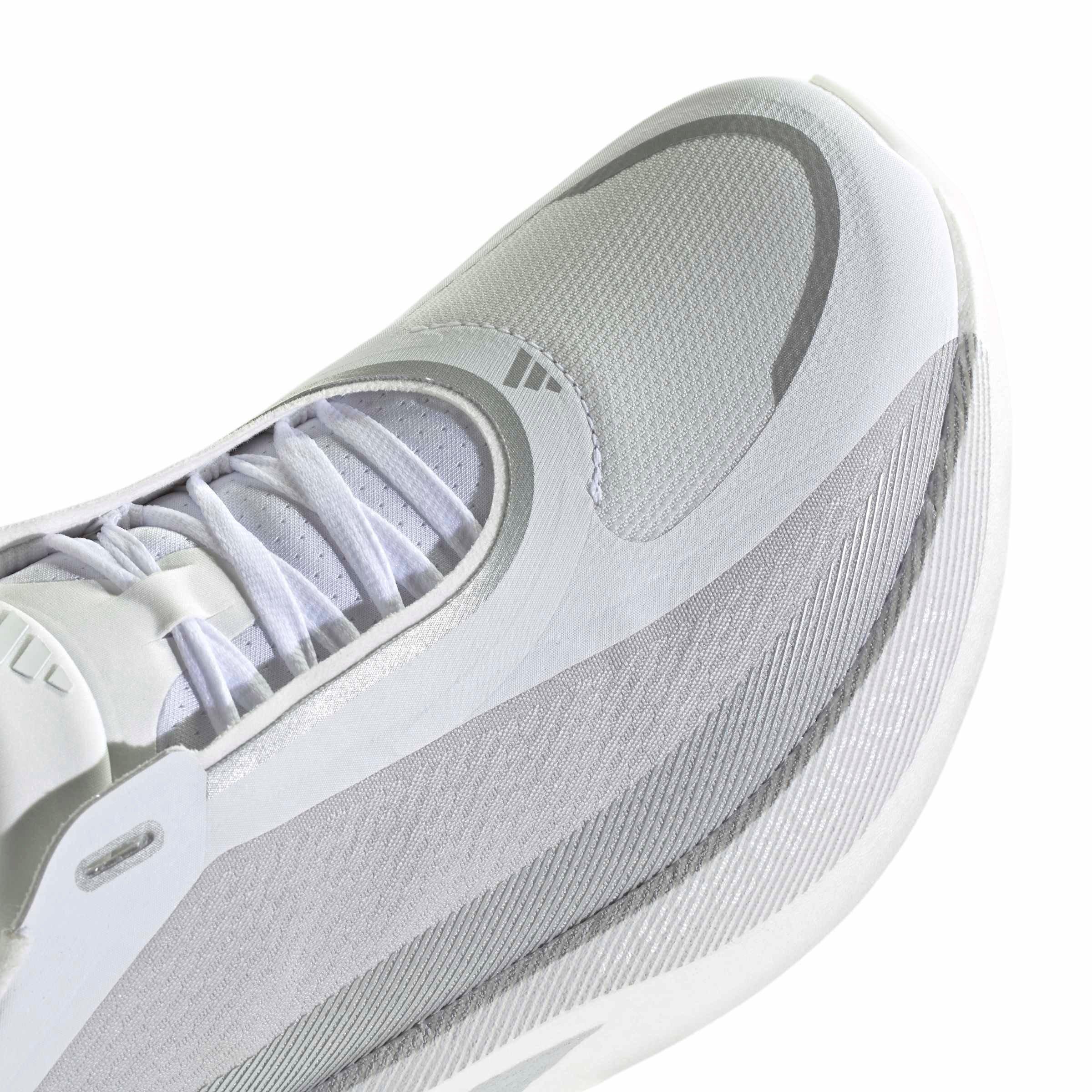 adidas Hyperboost Edge "White/Solid Grey" Men's Running Shoe - WHITE/GREY/SILVER Thumbnail View 9