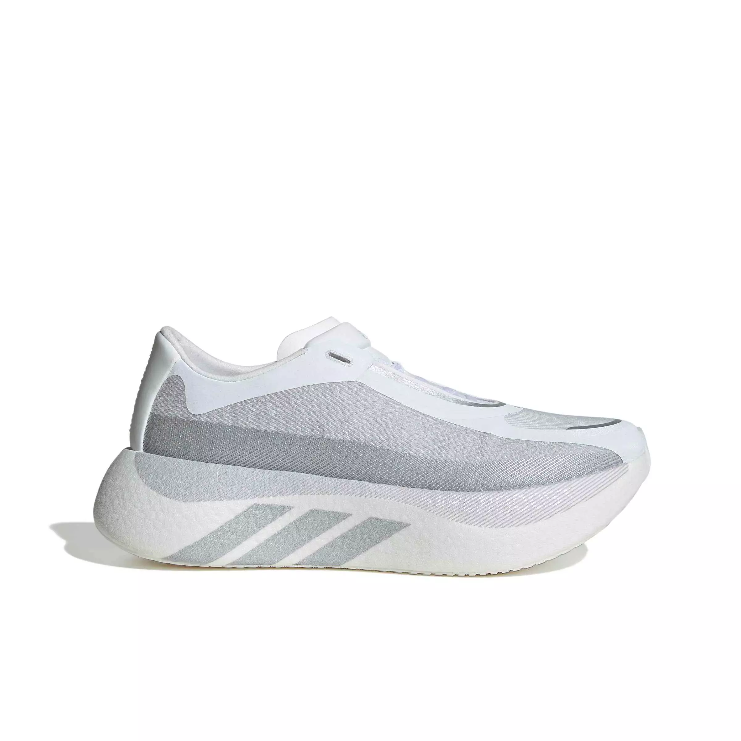 adidas Hyperboost Edge "White/Solid Grey" Men's Running Shoe - WHITE/GREY/SILVER