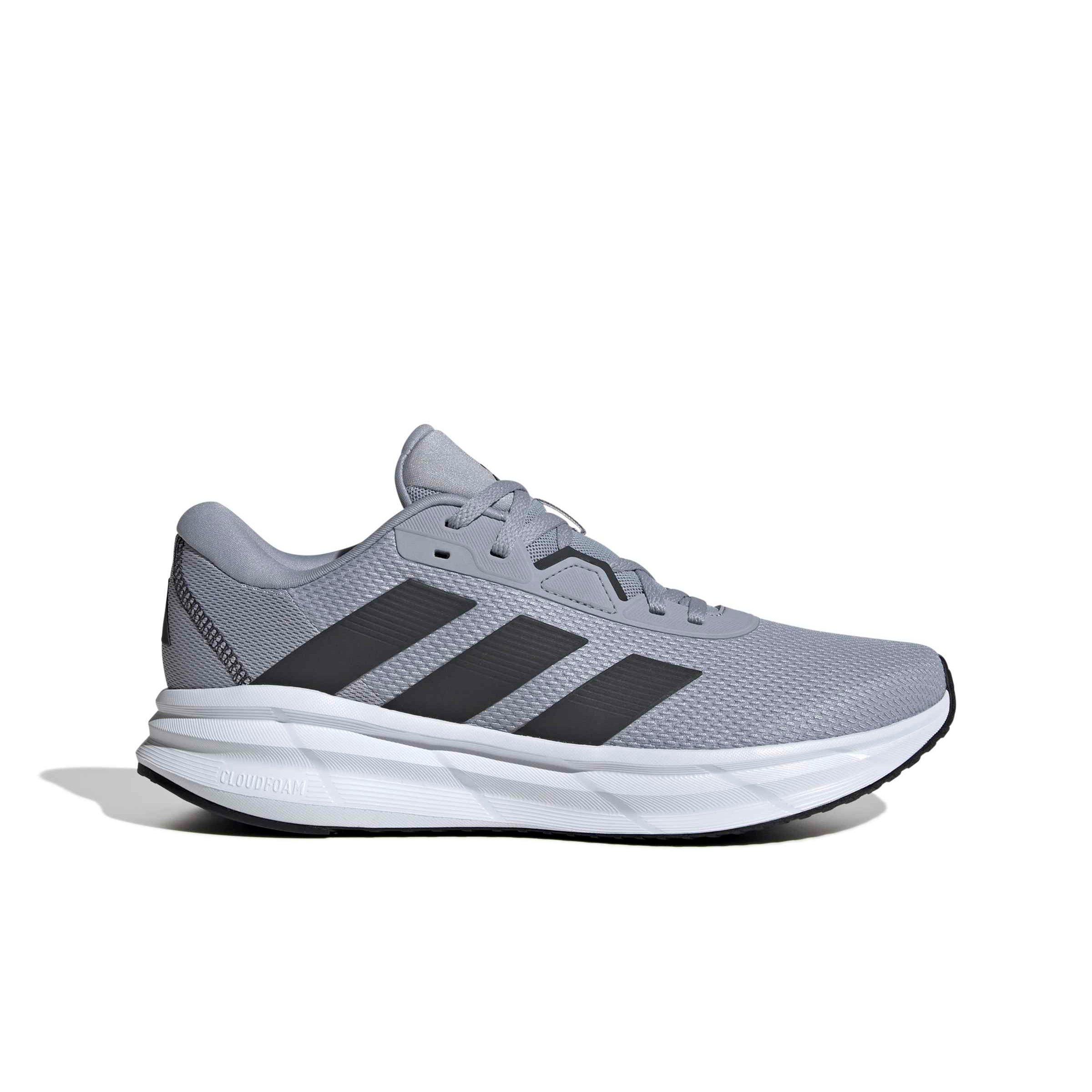 adidas Galaxy 7 "Halo Silver/Carbon/Core Black" Men's Running Shoe - SILVER/CARBON/BLACK Thumbnail View 1