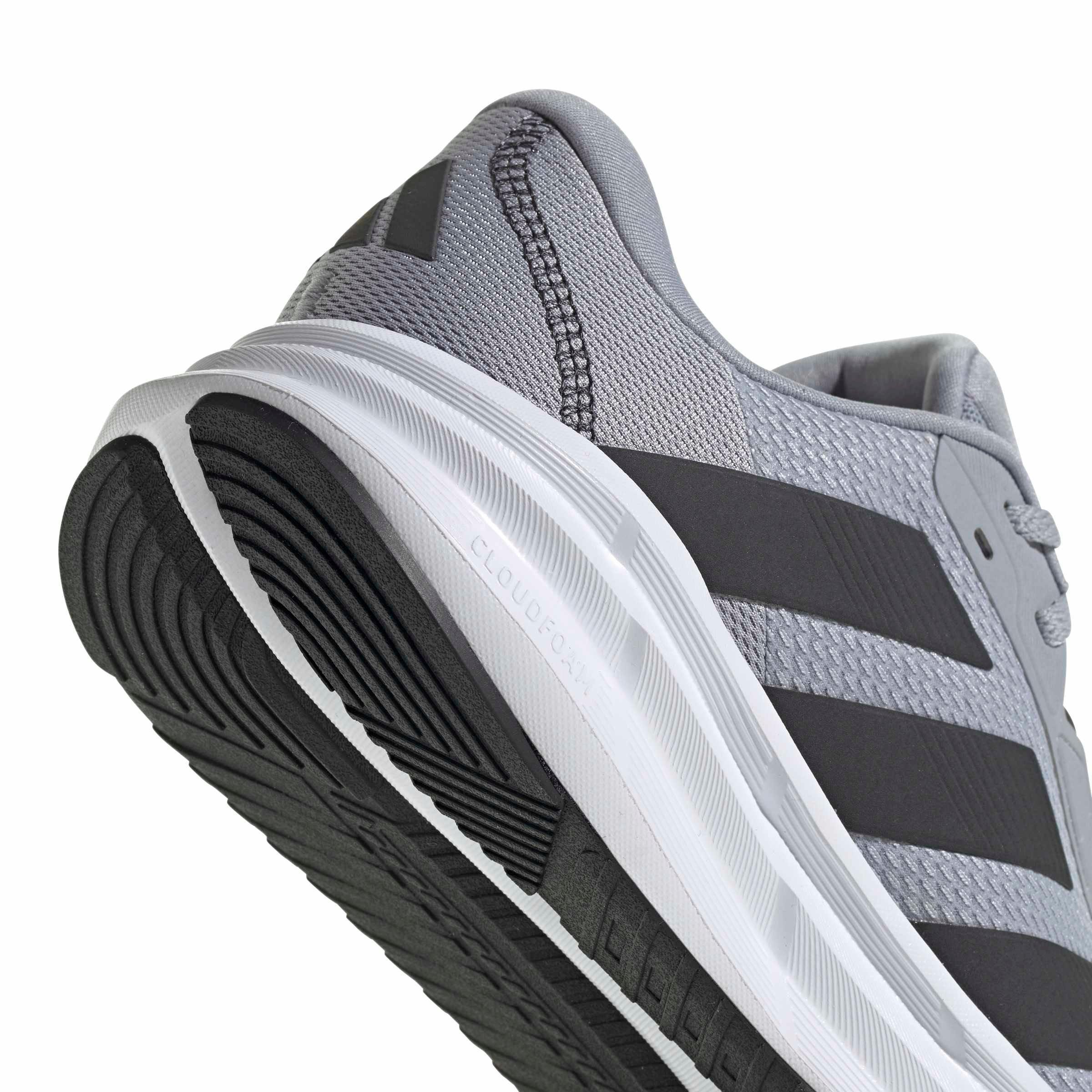 adidas Galaxy 7 "Halo Silver/Carbon/Core Black" Men's Running Shoe - SILVER/CARBON/BLACK Thumbnail View 8
