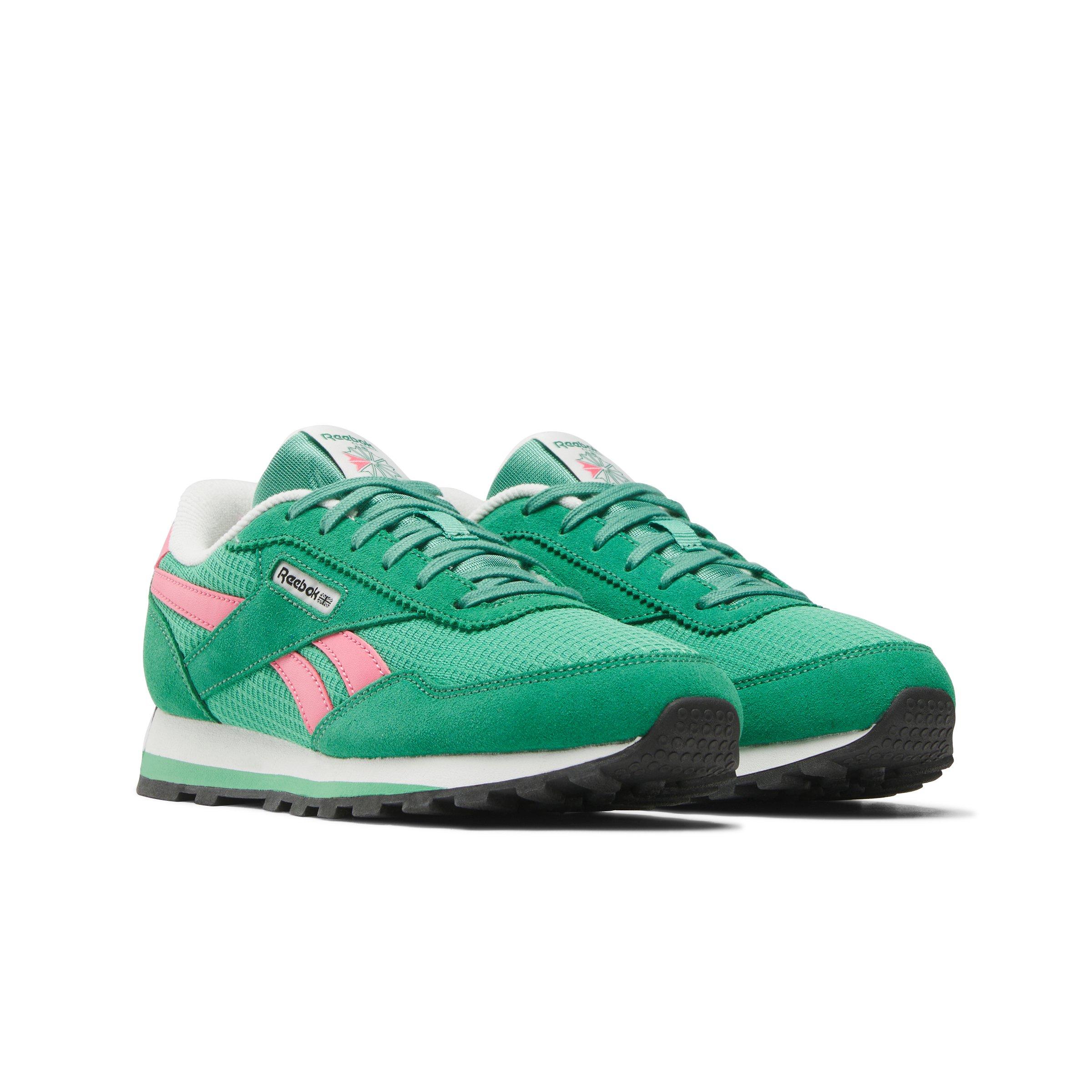 Reebok Classic AZ Grade School Girls' "Green/Pink" Shoe