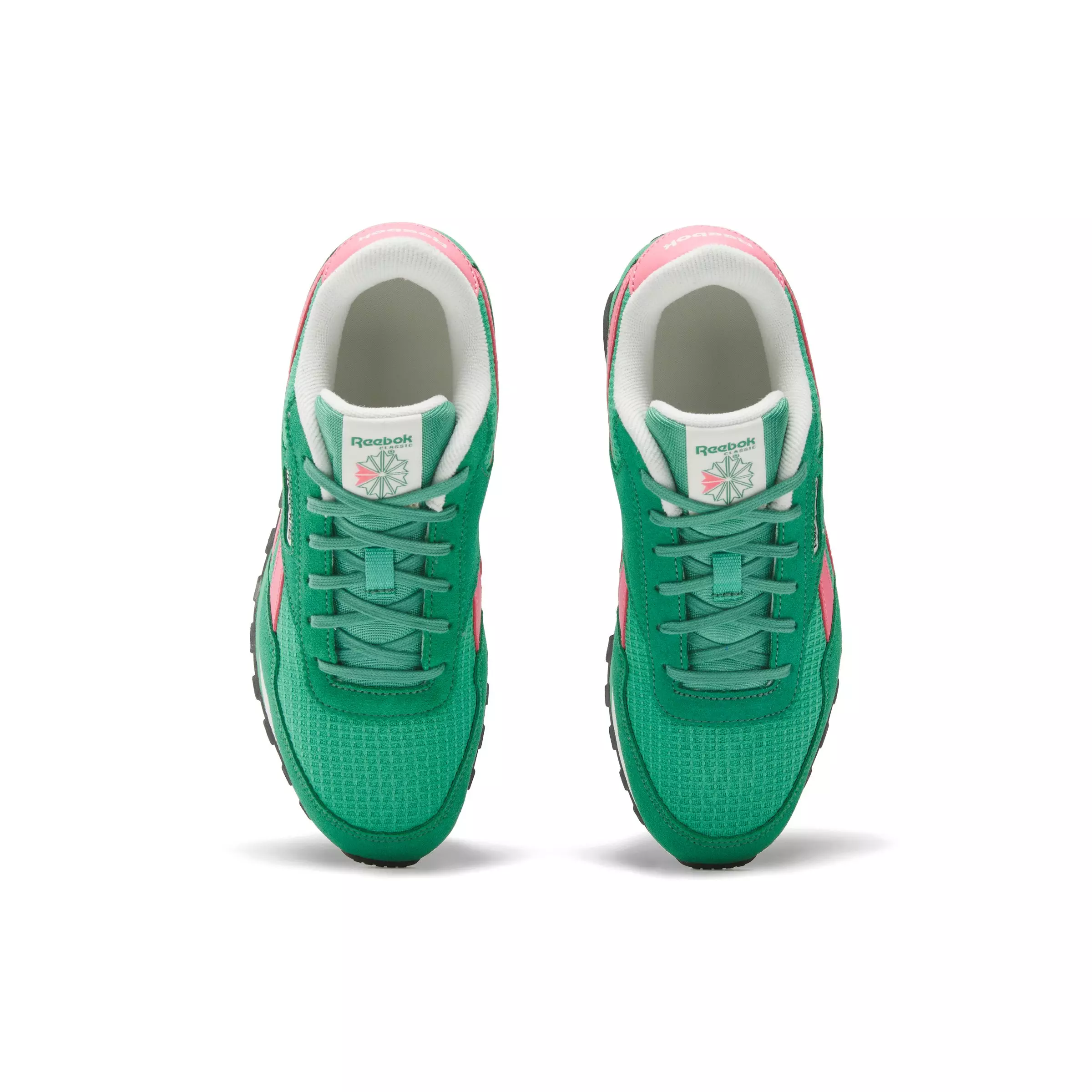 Reebok Classic AZ "Green/Pink" Grade School Girls' Shoe - GREEN/PINK
