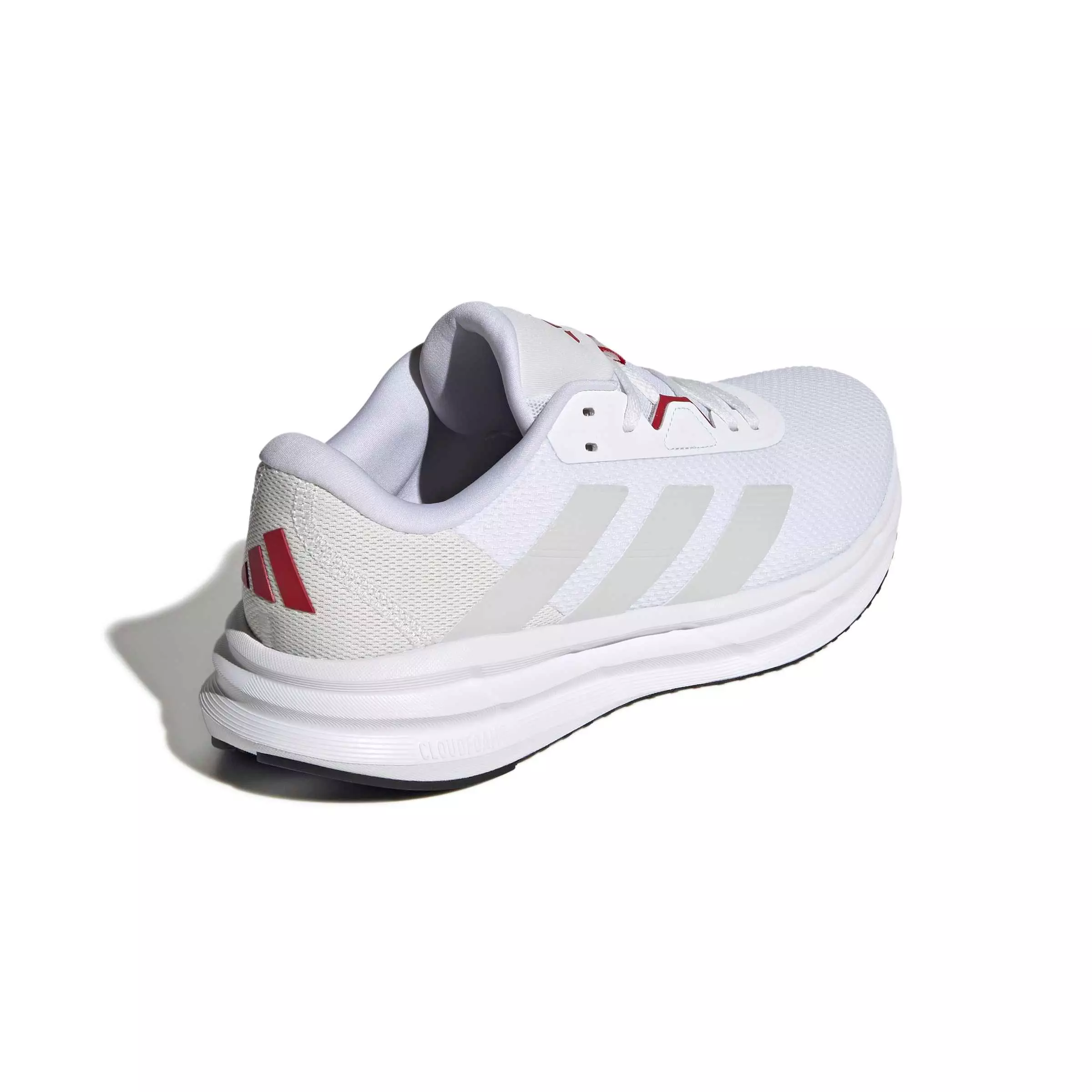 adidas Galaxy 7 "Ftwr White/Grey One/Power Red" Men's Running Shoe - WHITE/GREY/RED