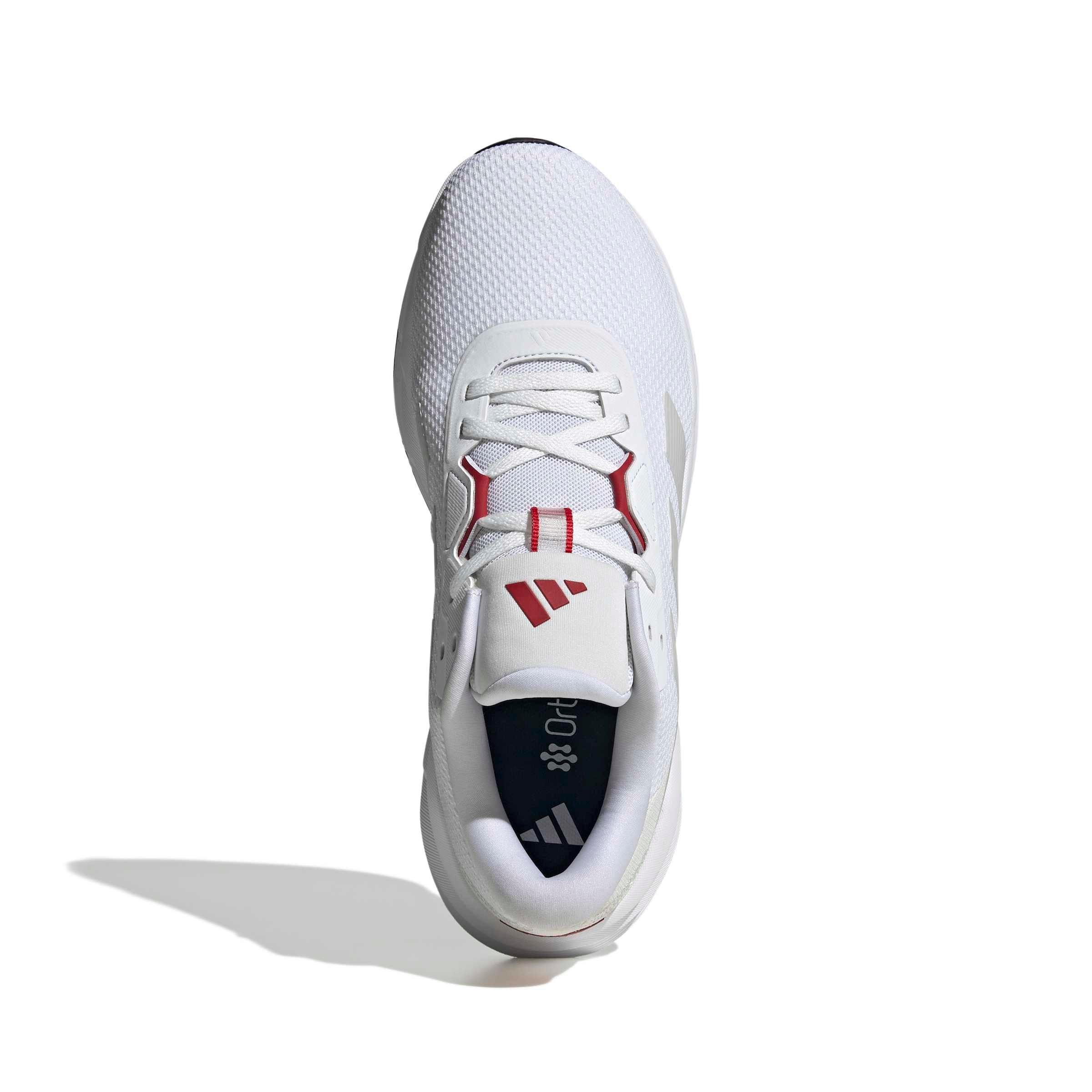 adidas Galaxy 7 "Ftwr White/Grey One/Power Red" Men's Running Shoe - WHITE/GREY/RED Thumbnail View 5