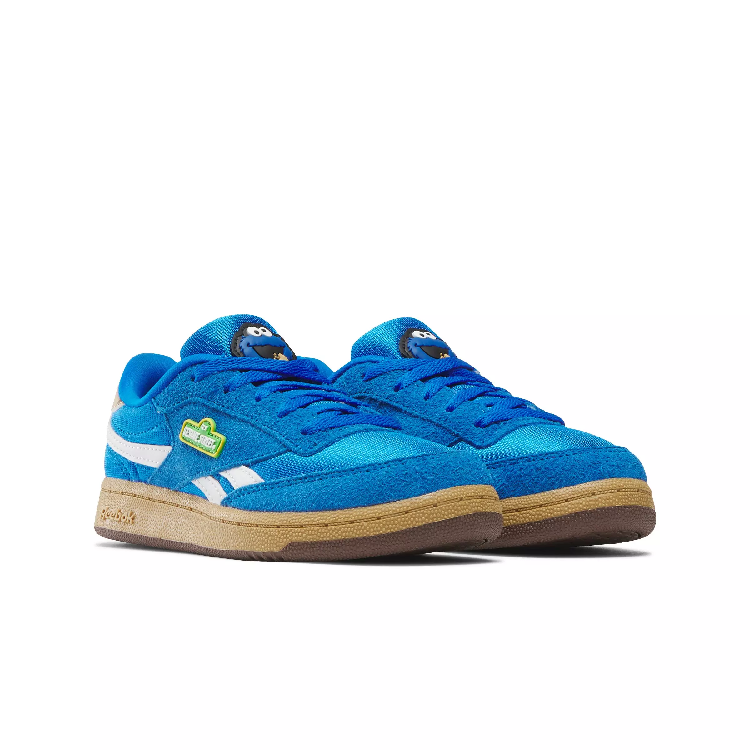 Reebok x Sesame Street Club C Revenge "Blue/White/Blue" Preschool Boys' Shoe - BLUE/WHITE/BLUE