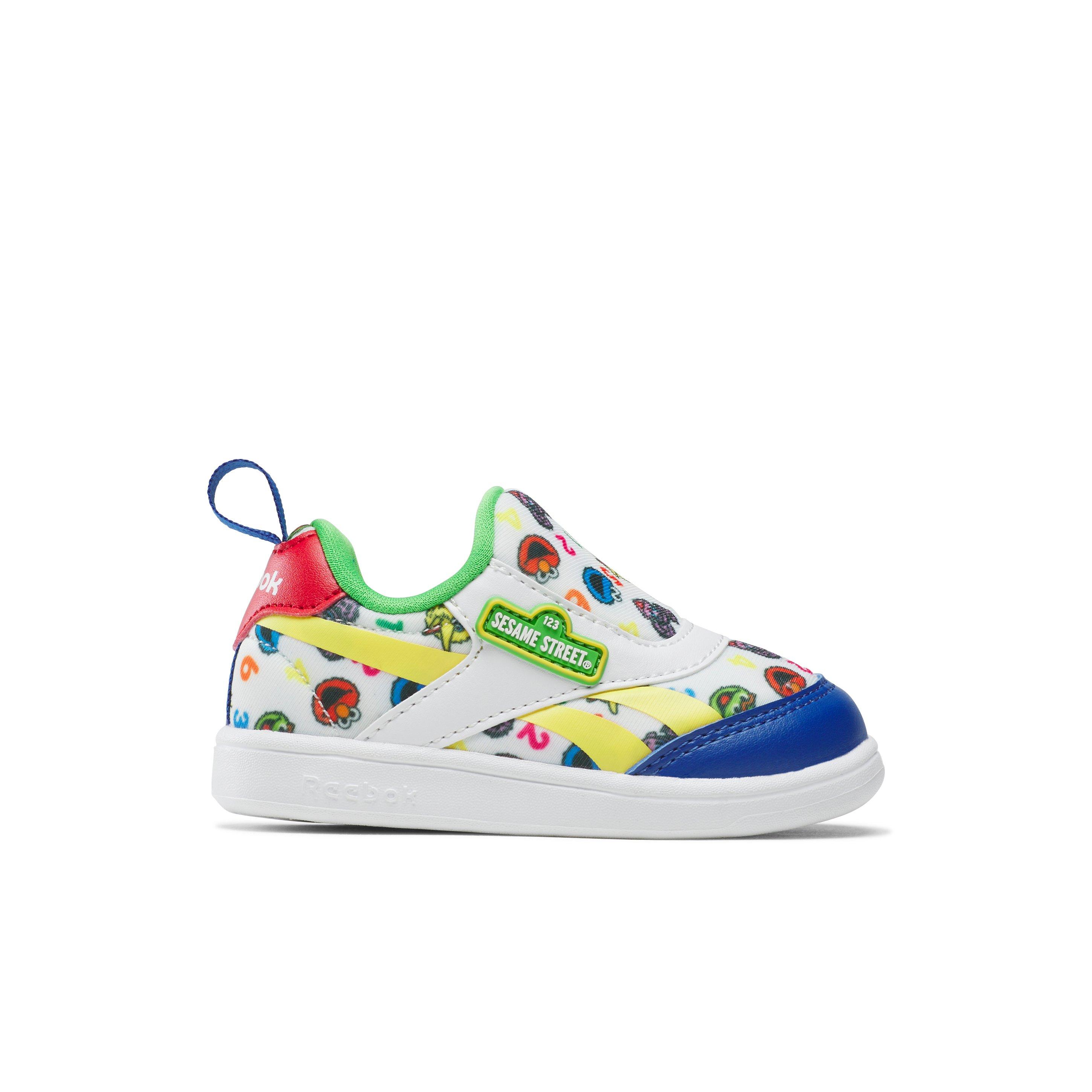 Reebok x Sesame Street Club C Revenge Infant Boys' "White/Green/Yellow" Shoe