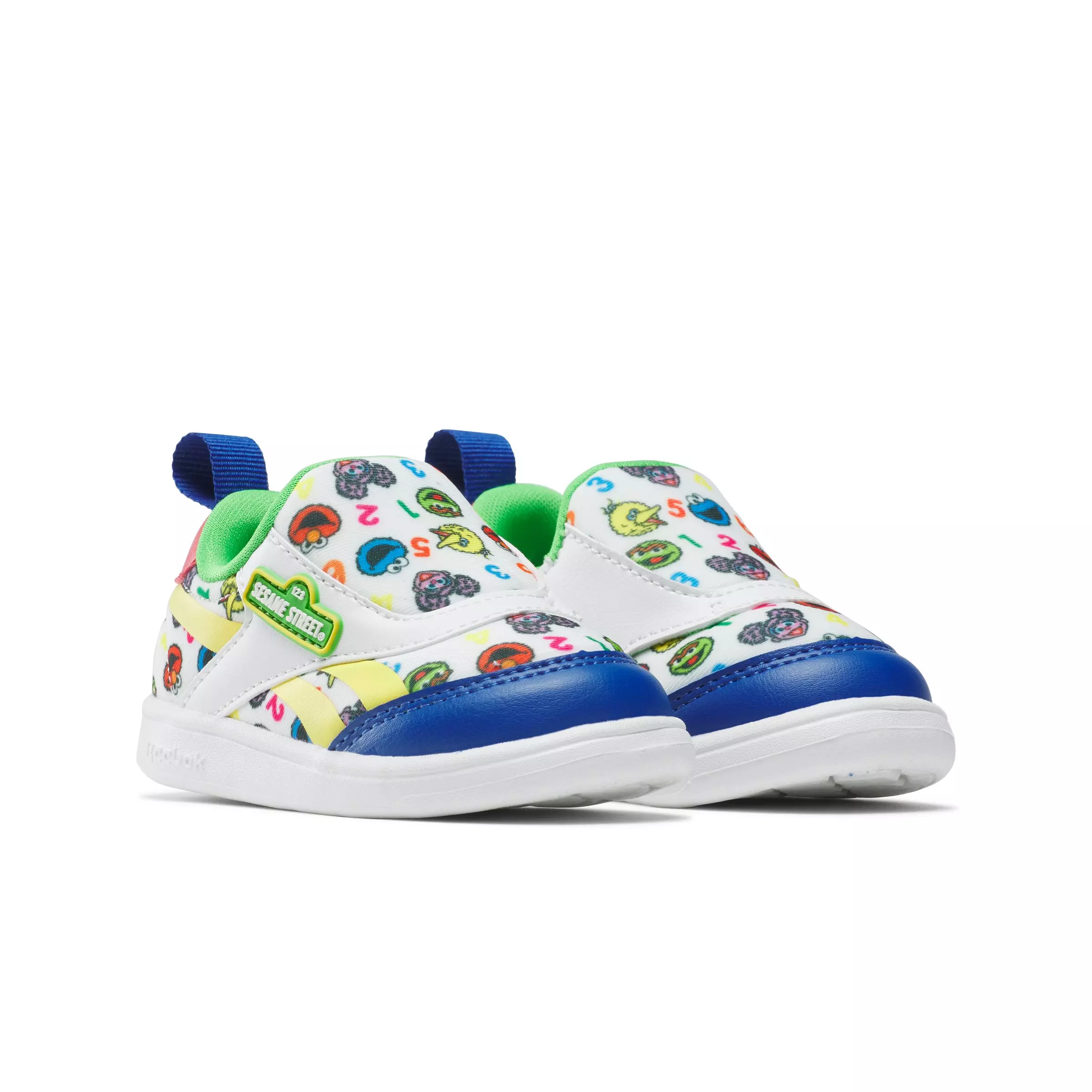 Reebok x Sesame Street Club C Revenge "White/Green/Yellow" Infant Boys' Shoe - WHITE/GREEN/YELLOW