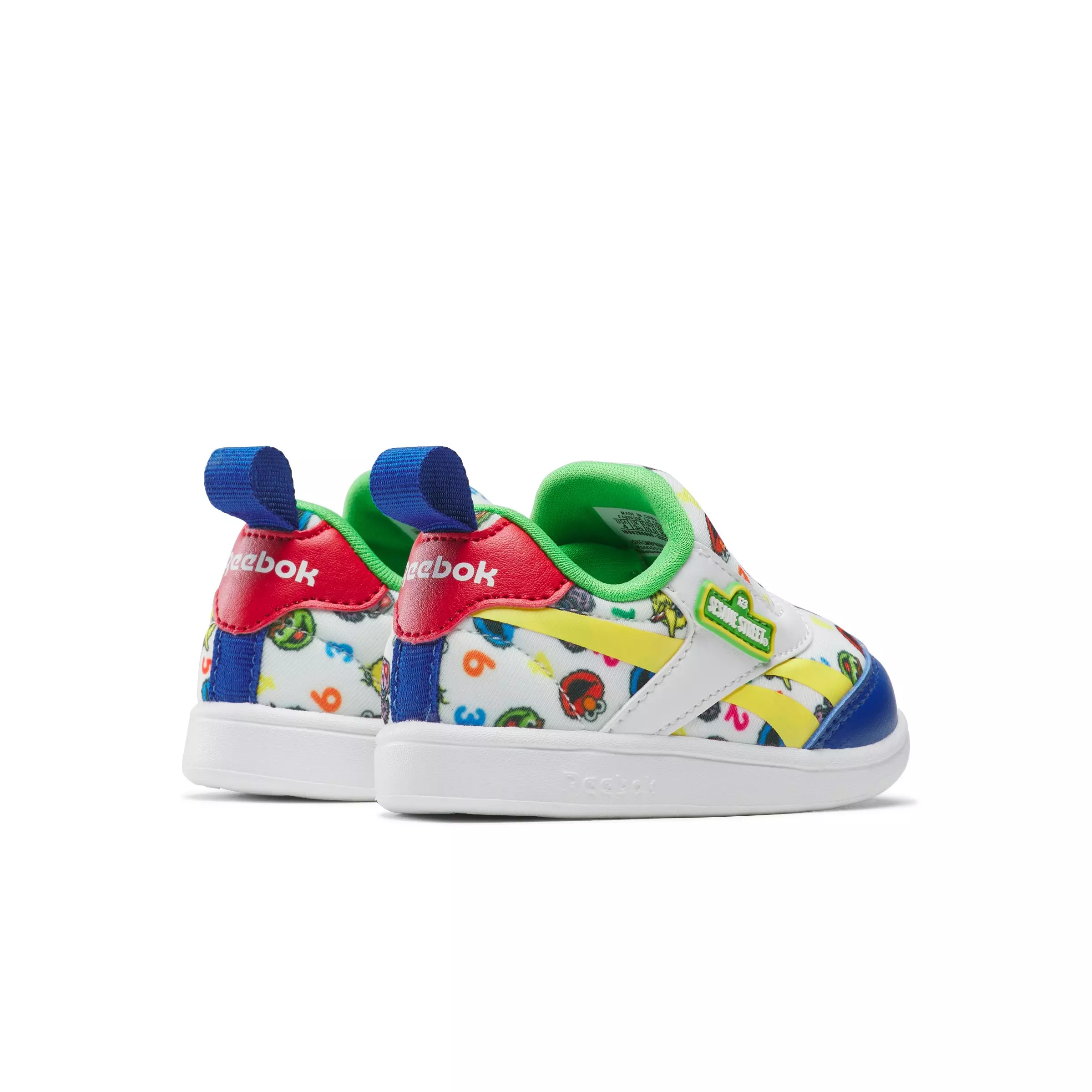 Reebok x Sesame Street Club C Revenge "White/Green/Yellow" Infant Boys' Shoe - WHITE/GREEN/YELLOW