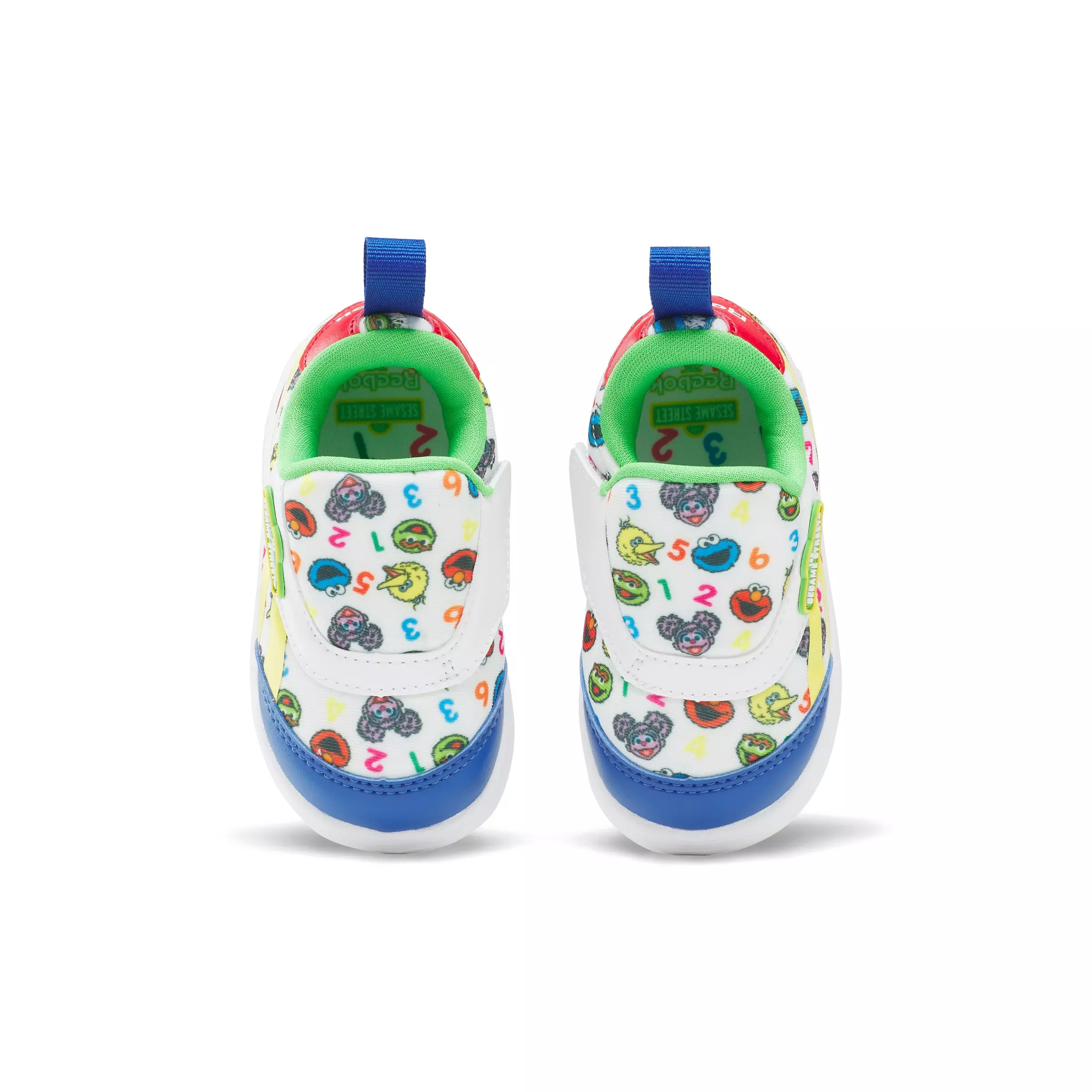 Reebok x Sesame Street Club C Revenge "White/Green/Yellow" Infant Boys' Shoe - WHITE/GREEN/YELLOW