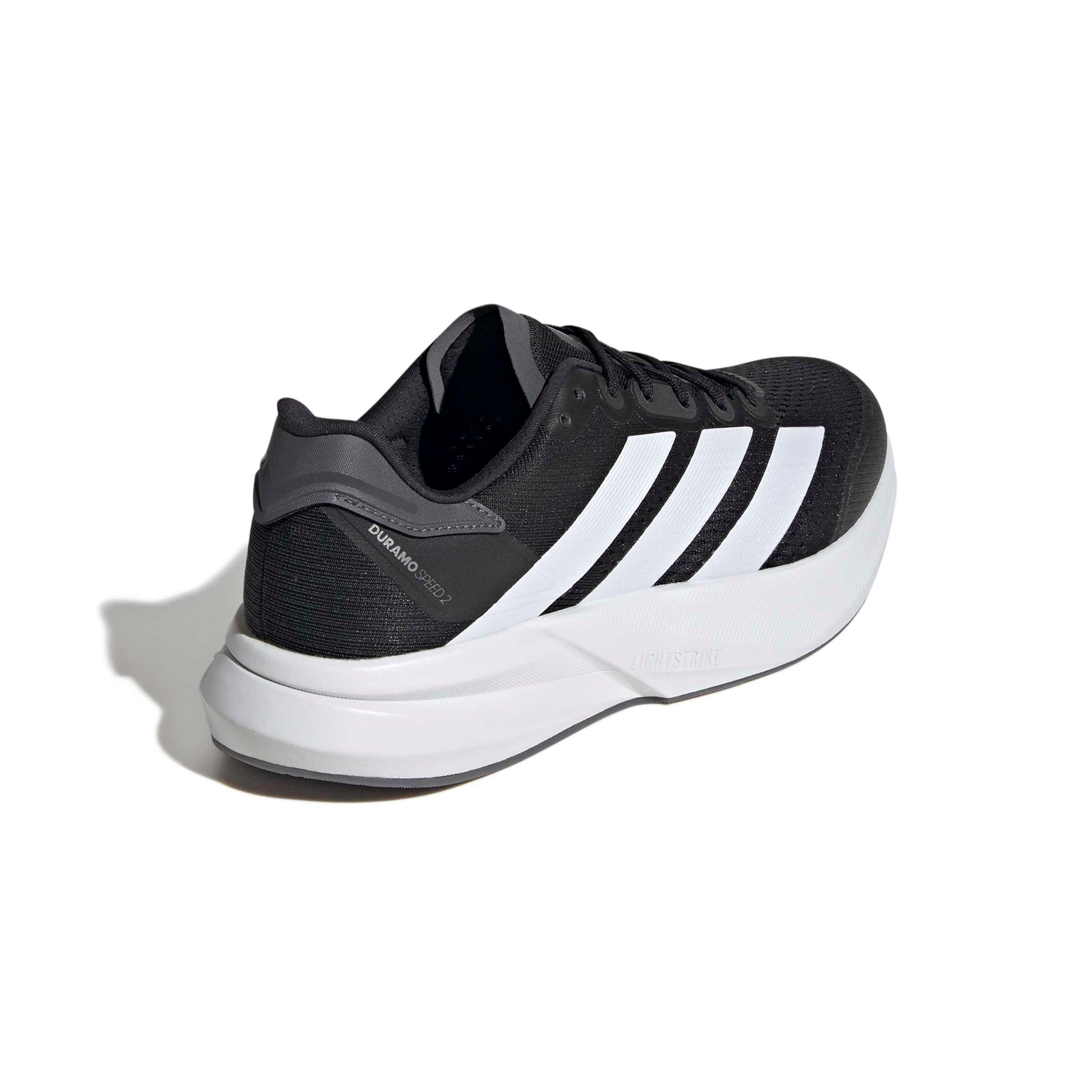 adidas Duramo Speed 2 "Core Black/Ftwr White/Grey Five" Men's Running Shoe - BLACK/WHITE/GREY Thumbnail View 4