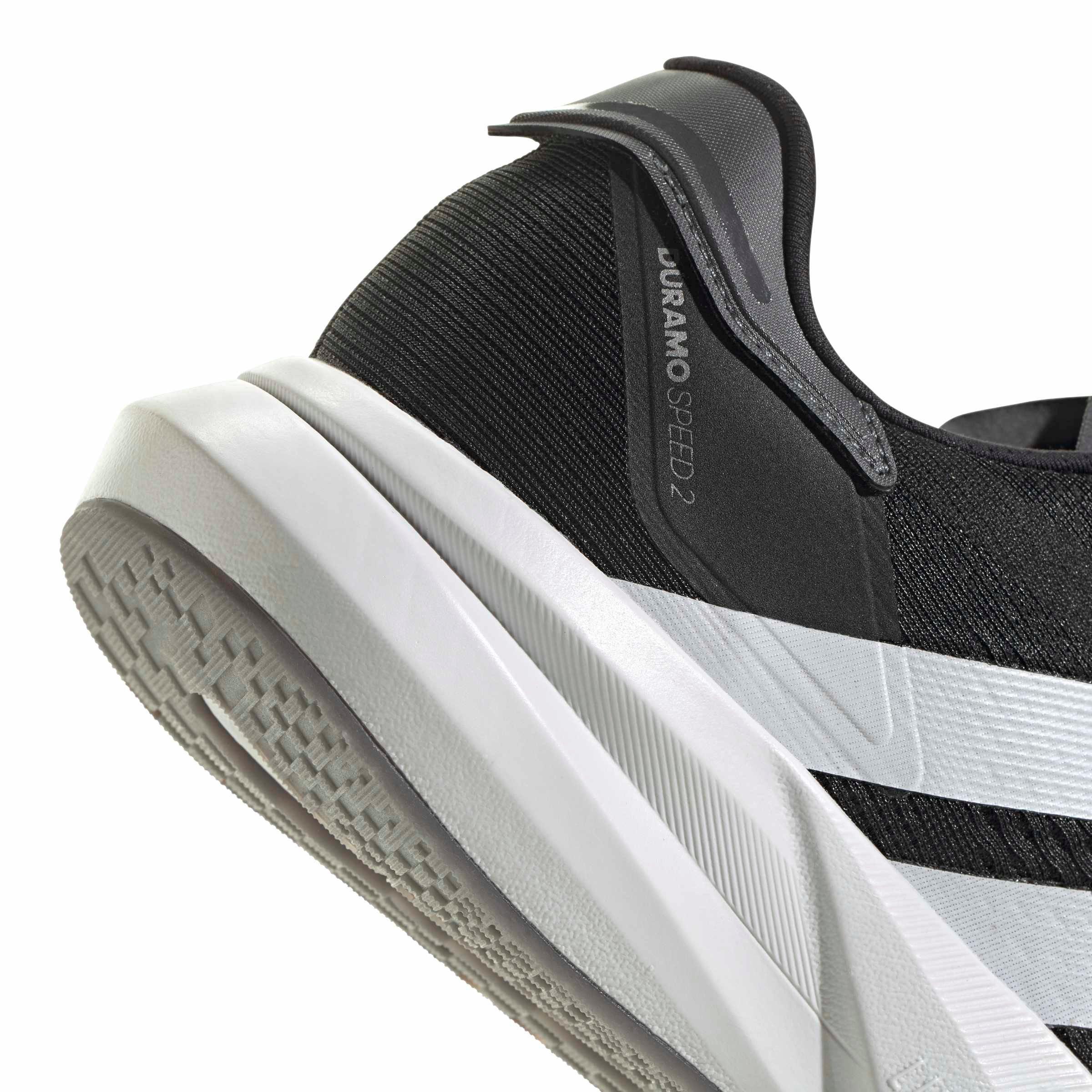 adidas Duramo Speed 2 "Core Black/Ftwr White/Grey Five" Men's Running Shoe - BLACK/WHITE/GREY Thumbnail View 7