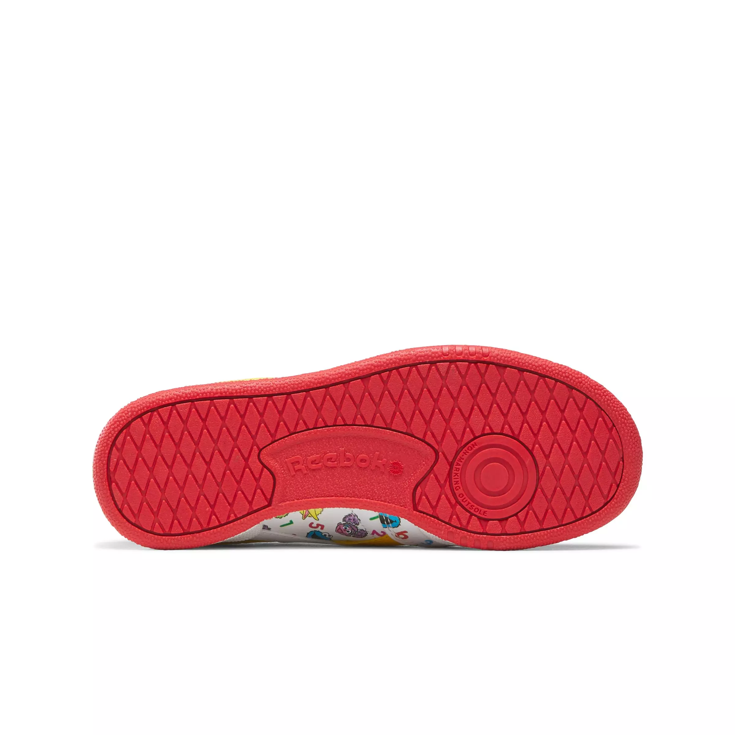 Reebok x Sesame Street Club C Revenge "White/Green/Yellow" Preschool Boys' Shoe - WHITE/GREEN/YELLOW