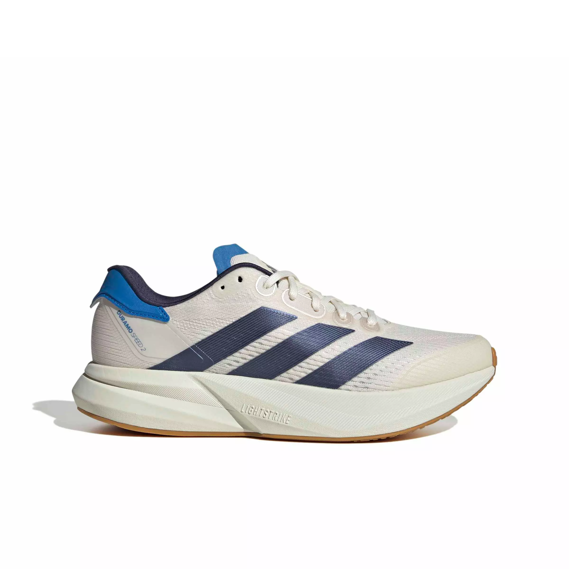 adidas Duramo Speed 2 "Chalk White/Shadow Navy/Ray Blue" Men's Running Shoe - CHALK/NAVY/BLUE