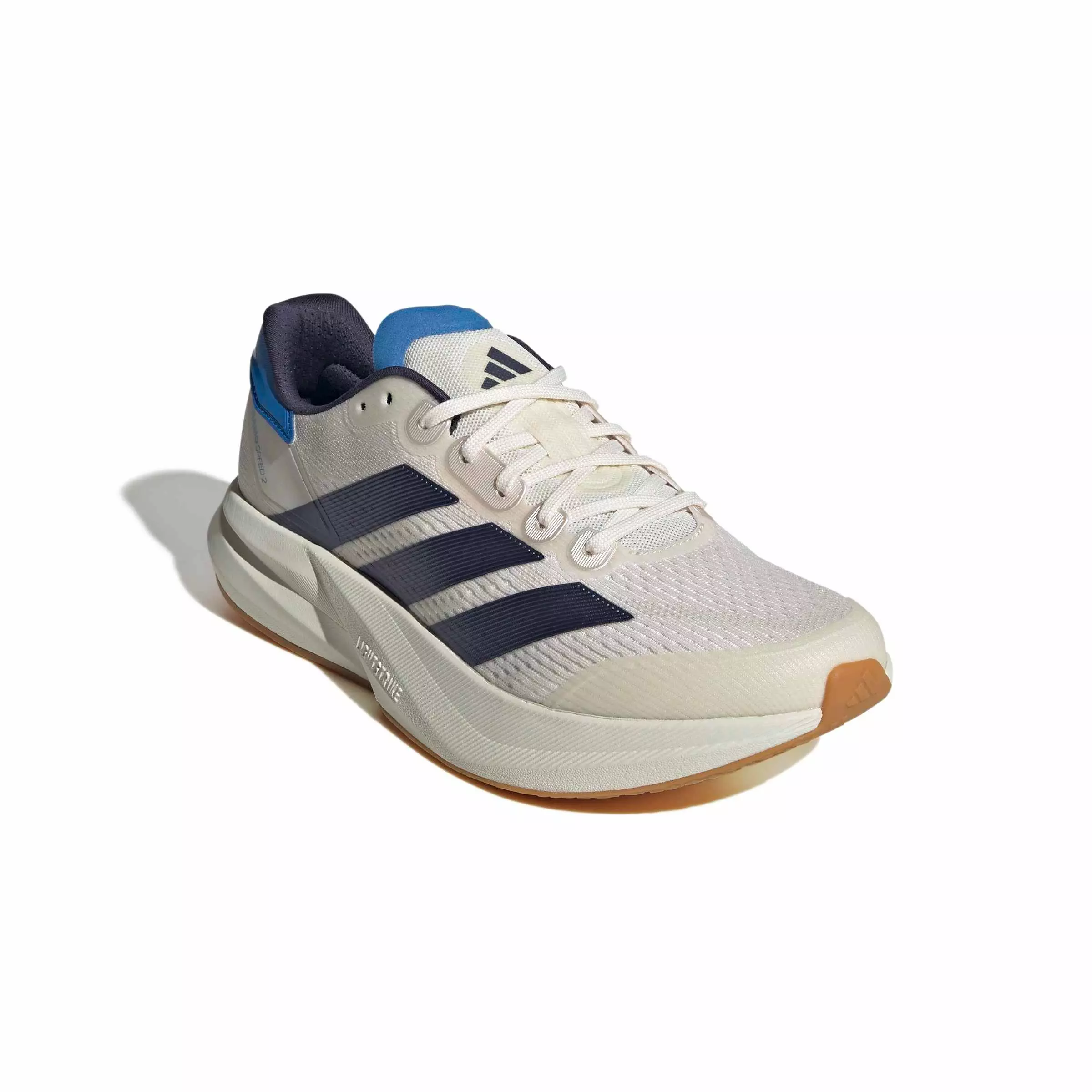 adidas Duramo Speed 2 "Chalk White/Shadow Navy/Ray Blue" Men's Running Shoe - CHALK/NAVY/BLUE