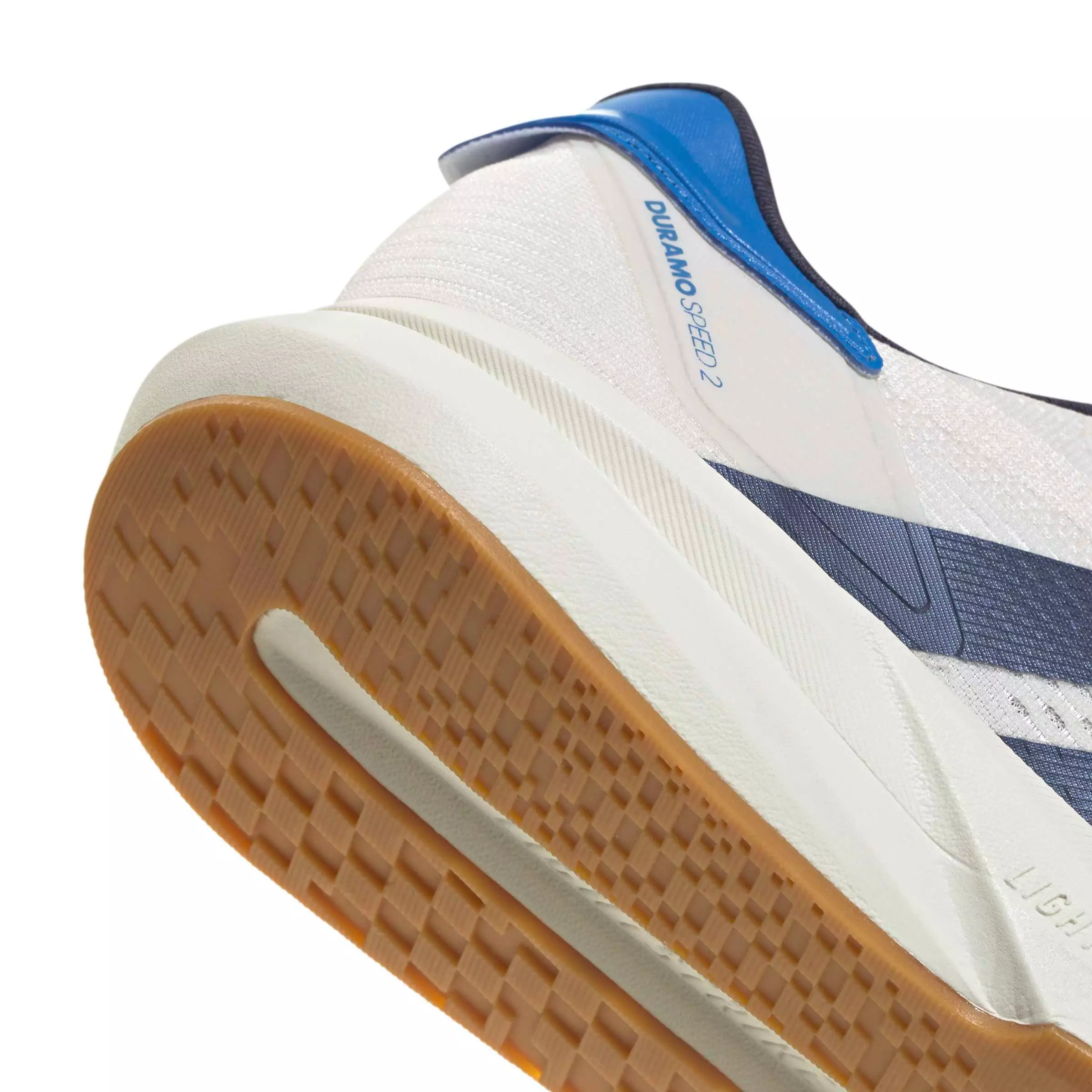 adidas Duramo Speed 2 "Chalk White/Shadow Navy/Ray Blue" Men's Running Shoe - CHALK/NAVY/BLUE