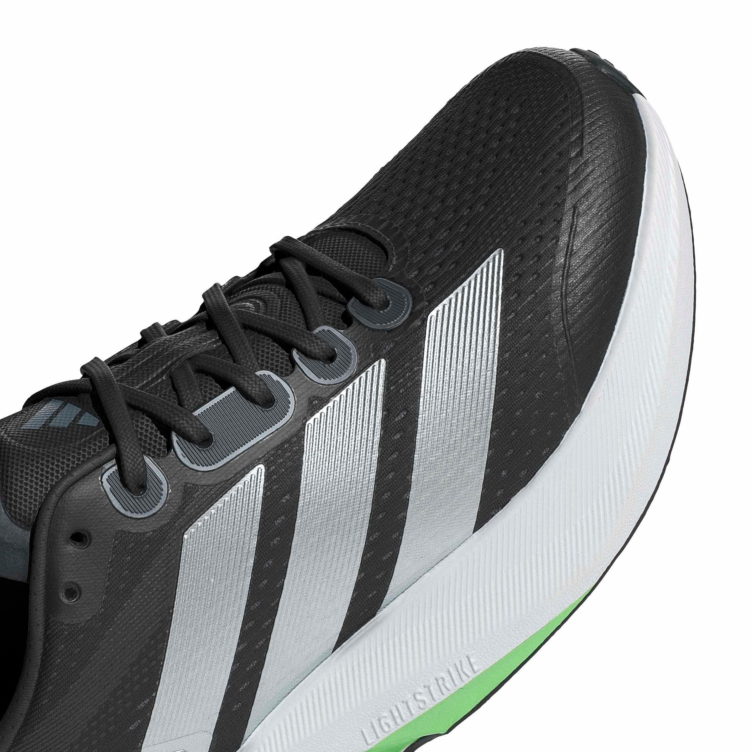 adidas Duramo Speed 2 "Carbon/Matte Silver/Lime Burst" Men's Running Shoe - CARBON/SILVER/LIME Thumbnail View 7