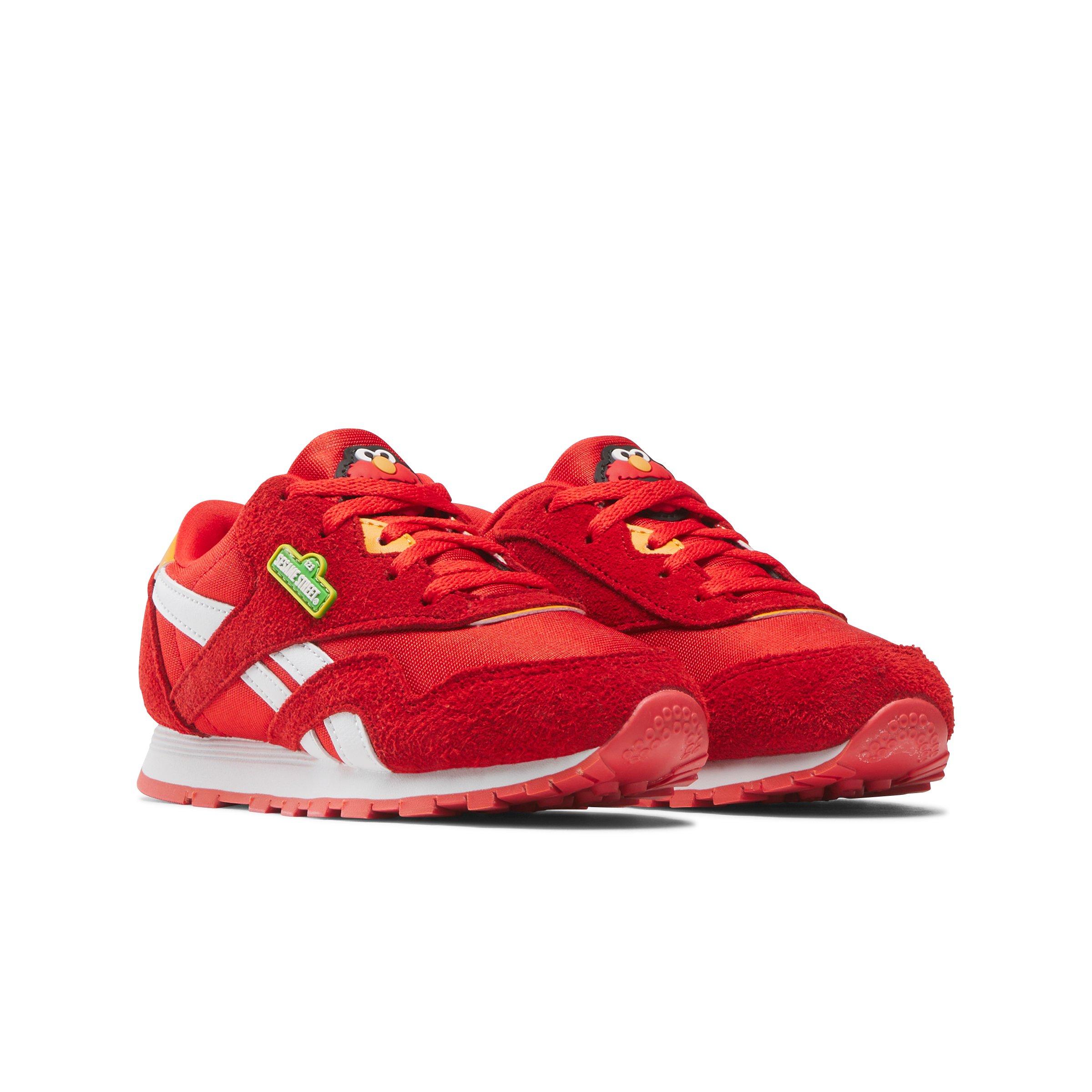 Reebok x Sesame Street CL Nylon Preschool Boys' "Red/White/Orange" Shoe