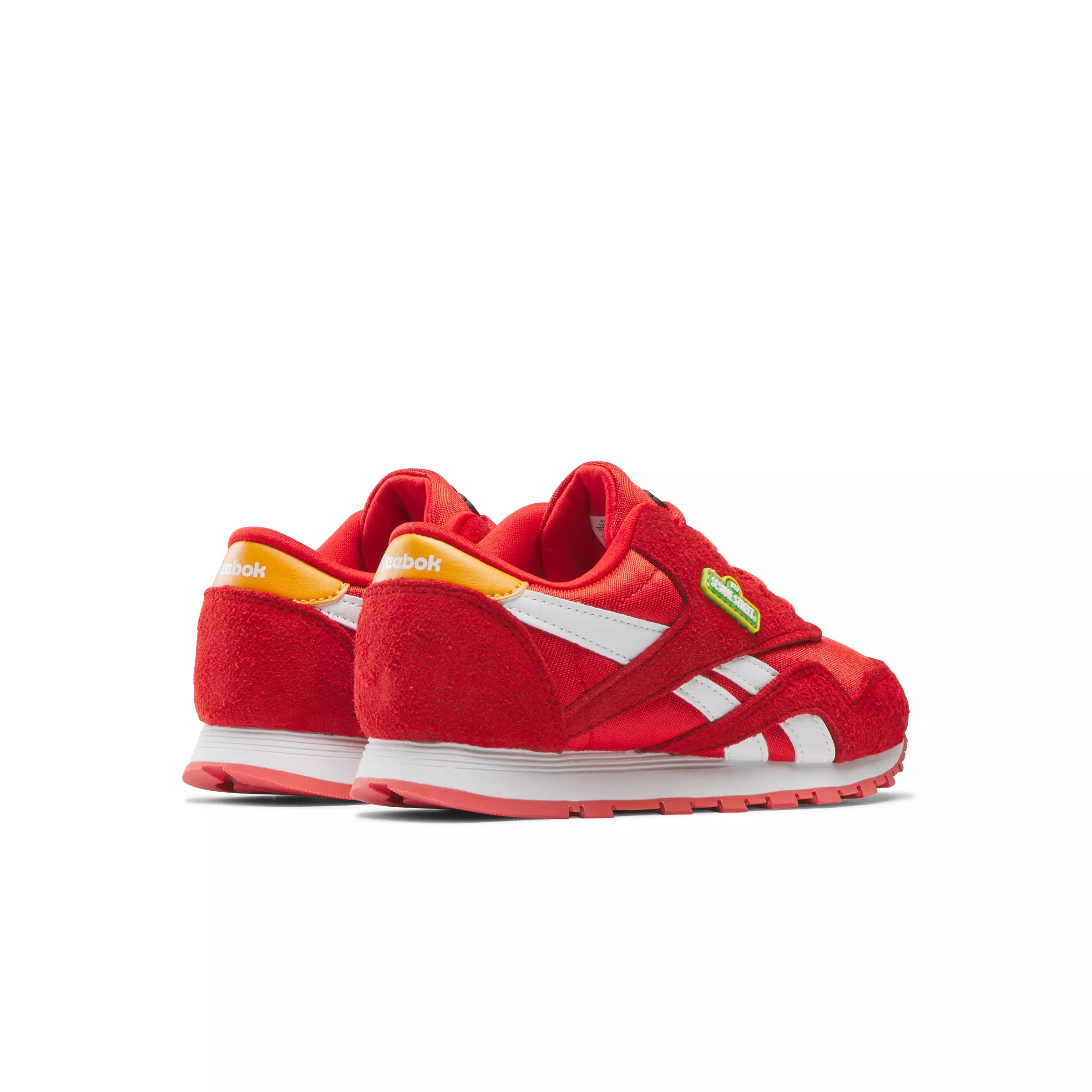 Reebok x Sesame Street CL Nylon "Red/White/Orange" Preschool Boys' Shoe - RED/WHITE/ORANGE