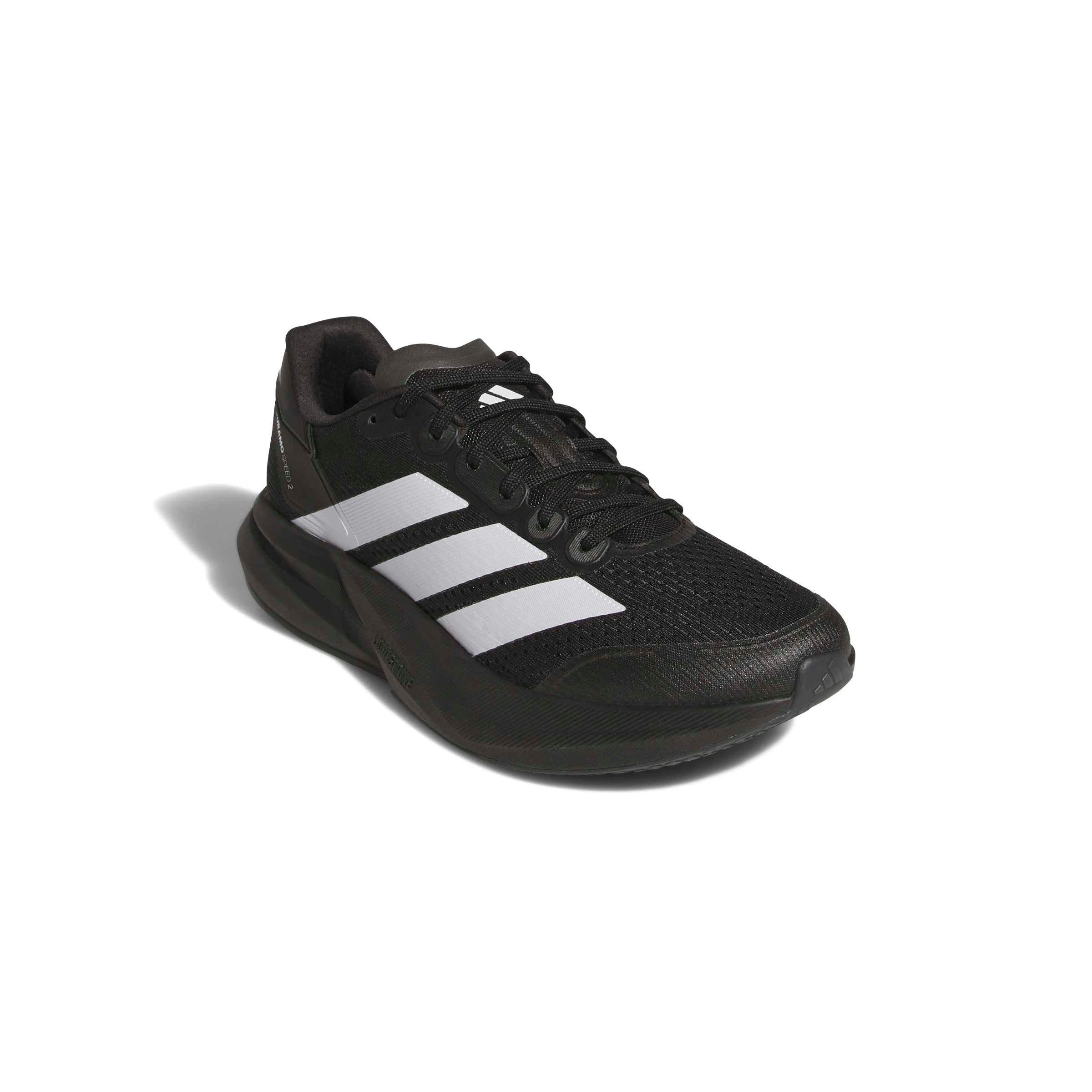adidas Duramo Speed 2 "Core Black/Ftwr White/Carbon" Men's Running Shoe - BLACK/WHITE/CARBON Thumbnail View 3