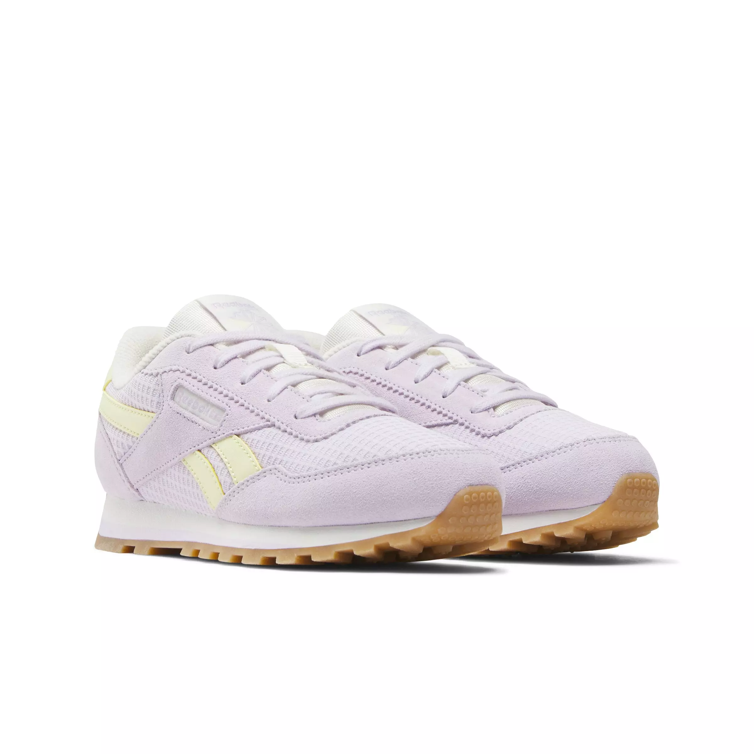 Reebok Classic AZ "Purple/Yellow/Gum" Preschool Girls' Shoe - PURPLE/YELLOW/GUM