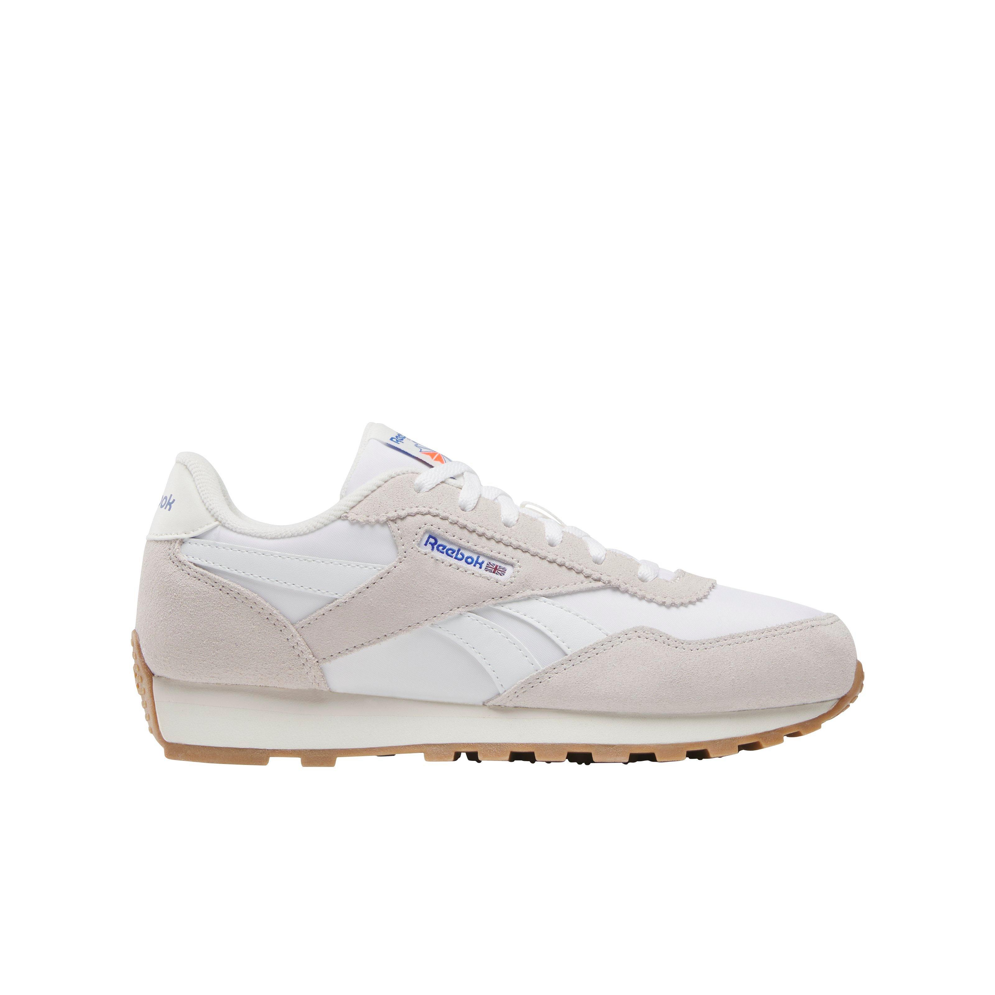 Reebok Classic AZ "Lt Beige/White" Preschool Girls' Shoe - BEIGE/WHITE Thumbnail View 1
