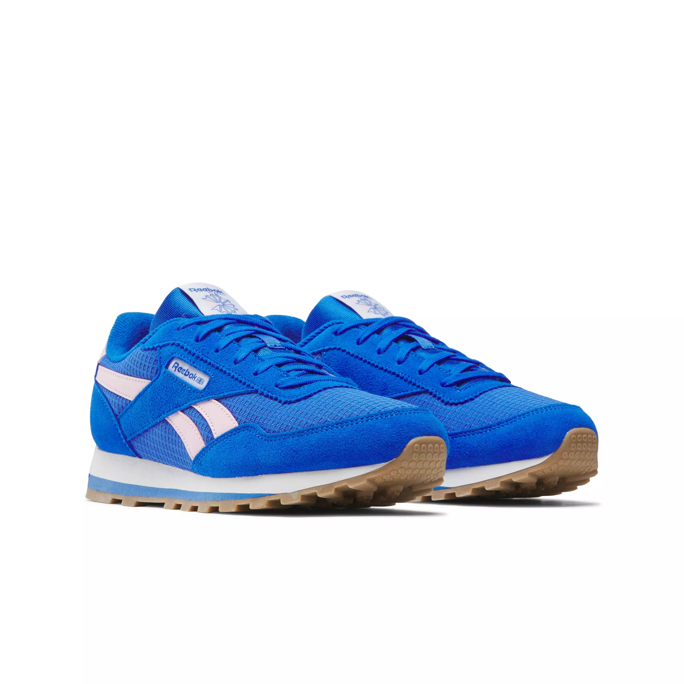 Reebok Classic AZ "Blue/Light Pink" Grade School Girls' Shoe - BLUE/LT PINK