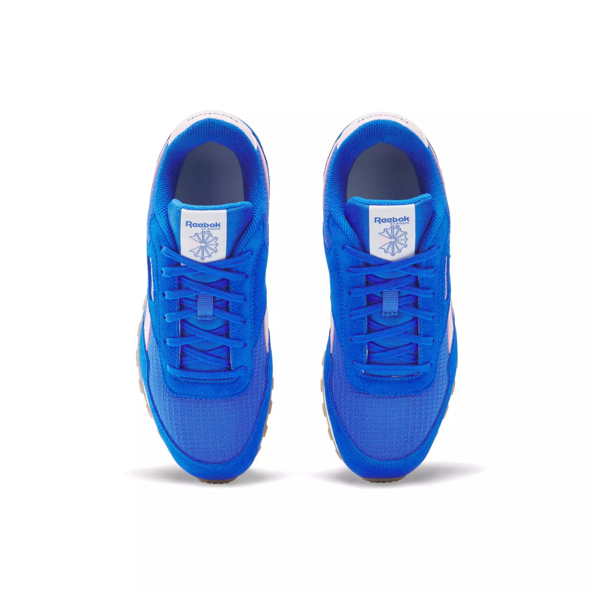 Reebok Classic AZ "Blue/Light Pink" Grade School Girls' Shoe - BLUE/LT PINK