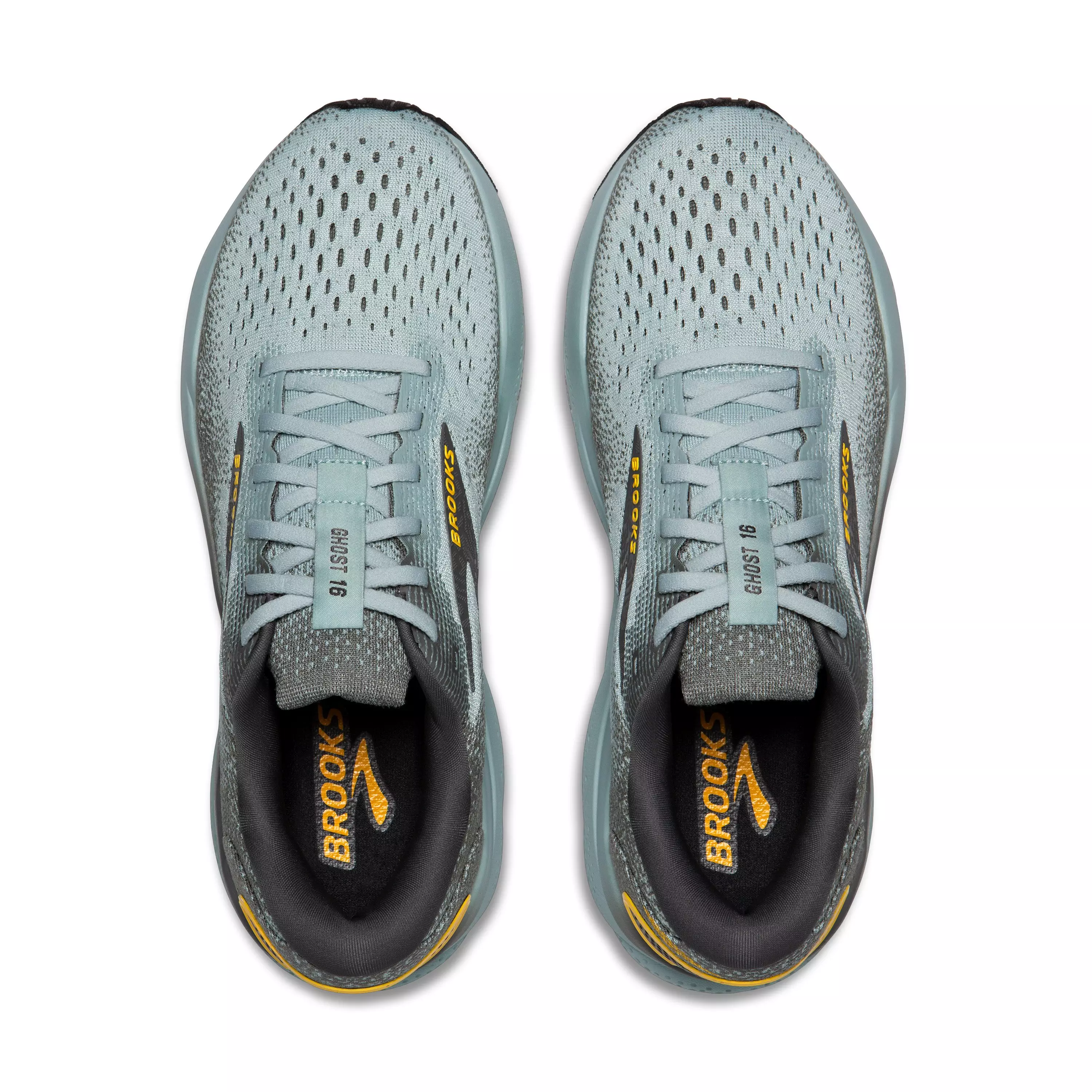 Brooks Ghost 16 "Cloud/Grey/Gold" Men's Running Shoe - CLOUD/GREY/GOLD