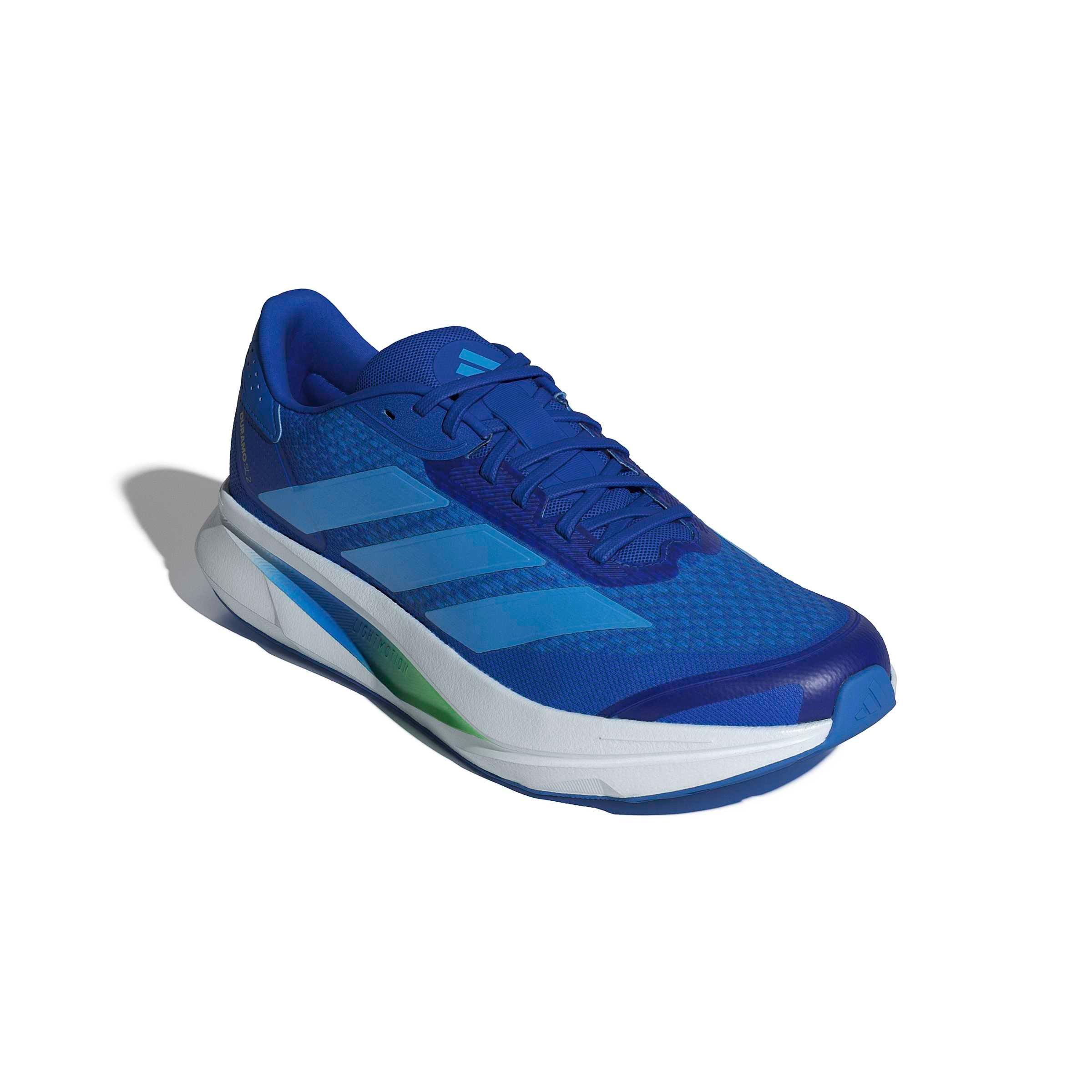 adidas Duramo SL 2 "Blue/Blue Burst/Gold Metallic" Men's Running Shoe - BLUE/BLUE/GOLD Thumbnail View 3
