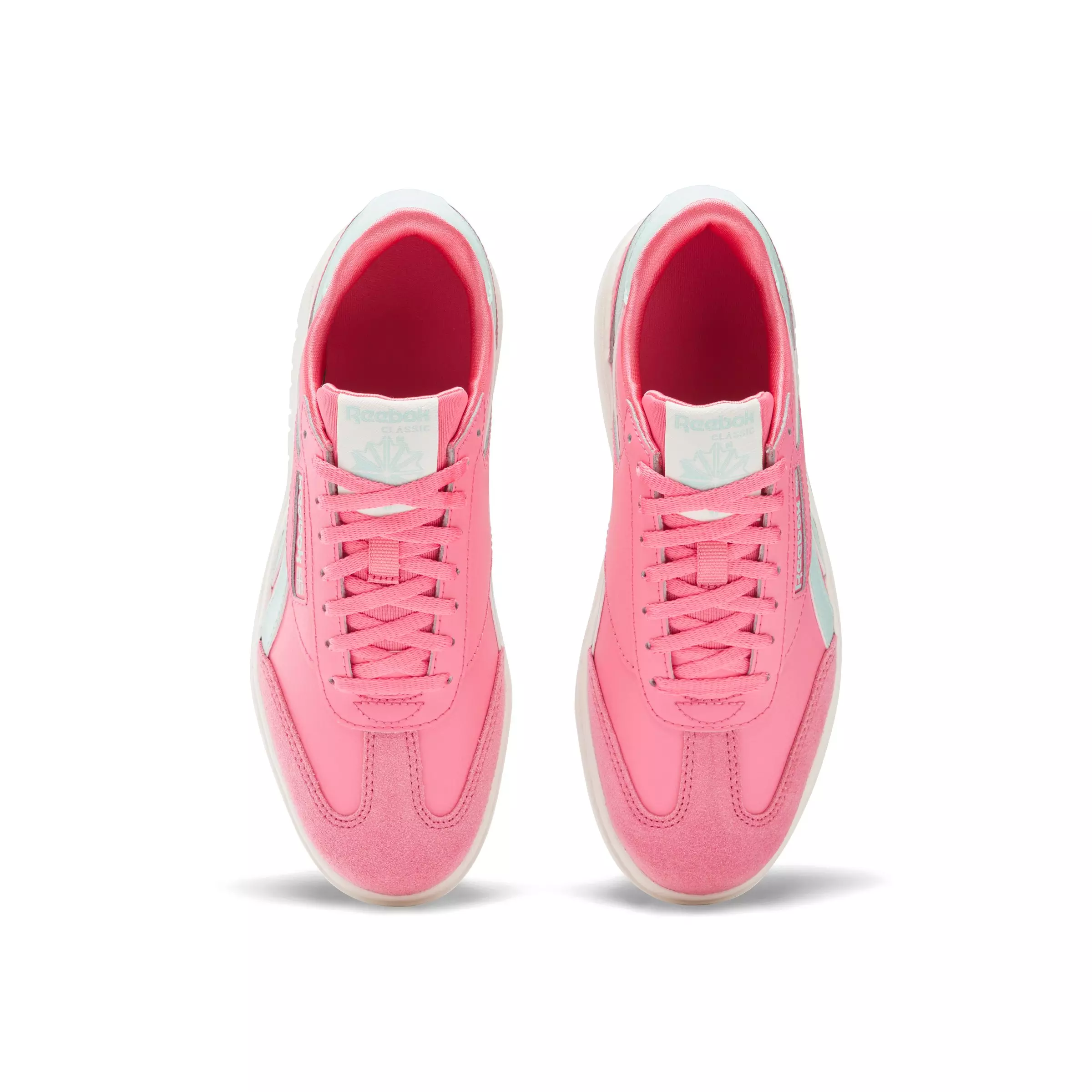 Reebok Campio XT Double "Pink/Light Blue/White" Grade School Girls' Shoe - PINK/LT BLUE/WHITE